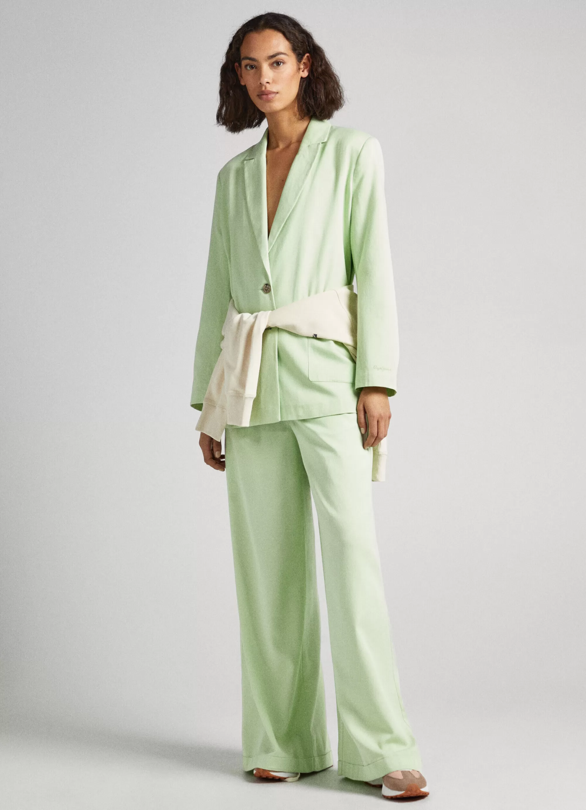 Mulher Pepe Jeans Casaco E Jaquetas>Blazer Tecido Sarja