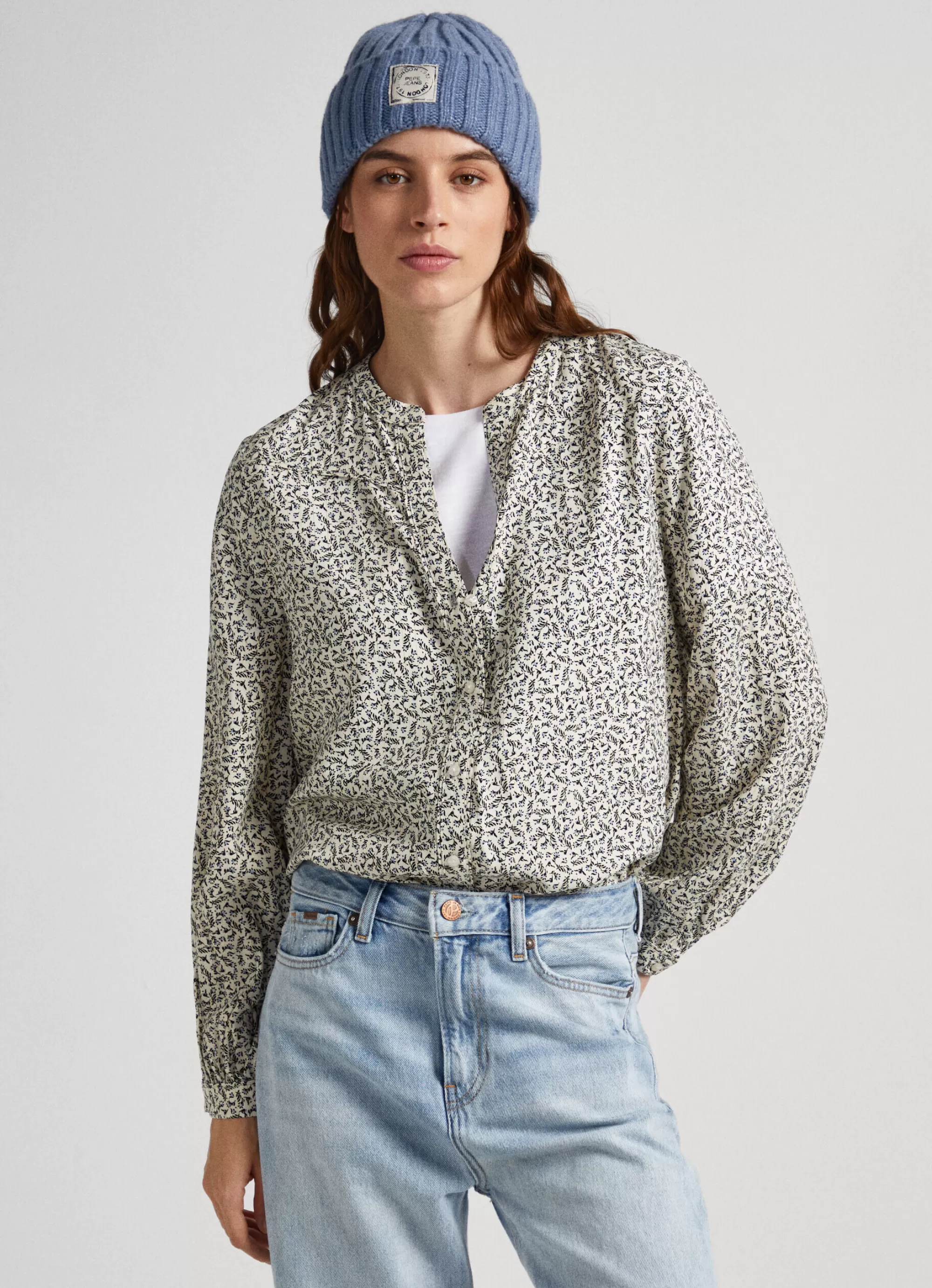 Mulher Pepe Jeans Camisas E Blusas>Blusa Padrao Floral