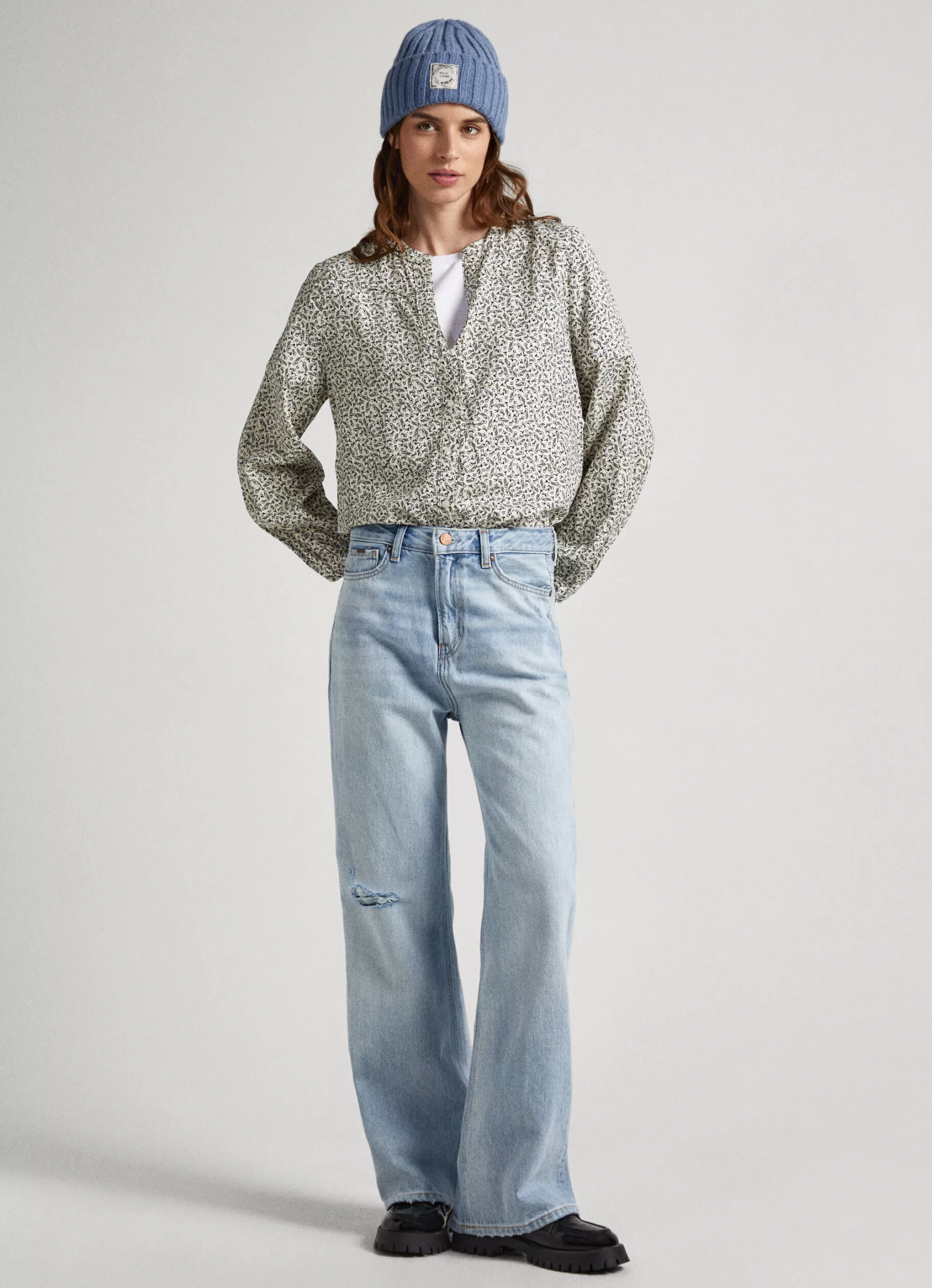 Mulher Pepe Jeans Camisas E Blusas>Blusa Padrao Floral