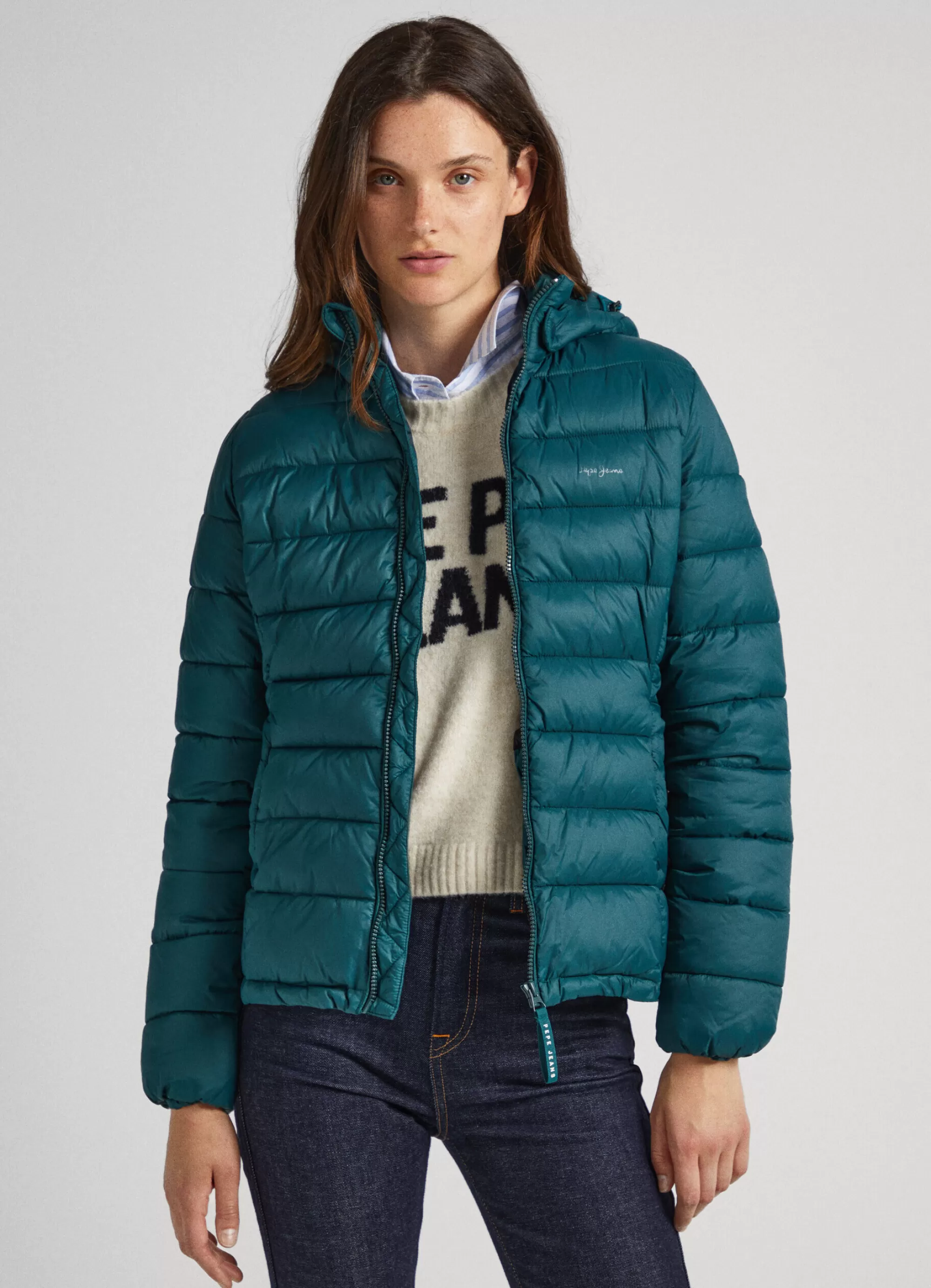 Mulher Pepe Jeans Casaco E Jaquetas>Blusao Acolchoado