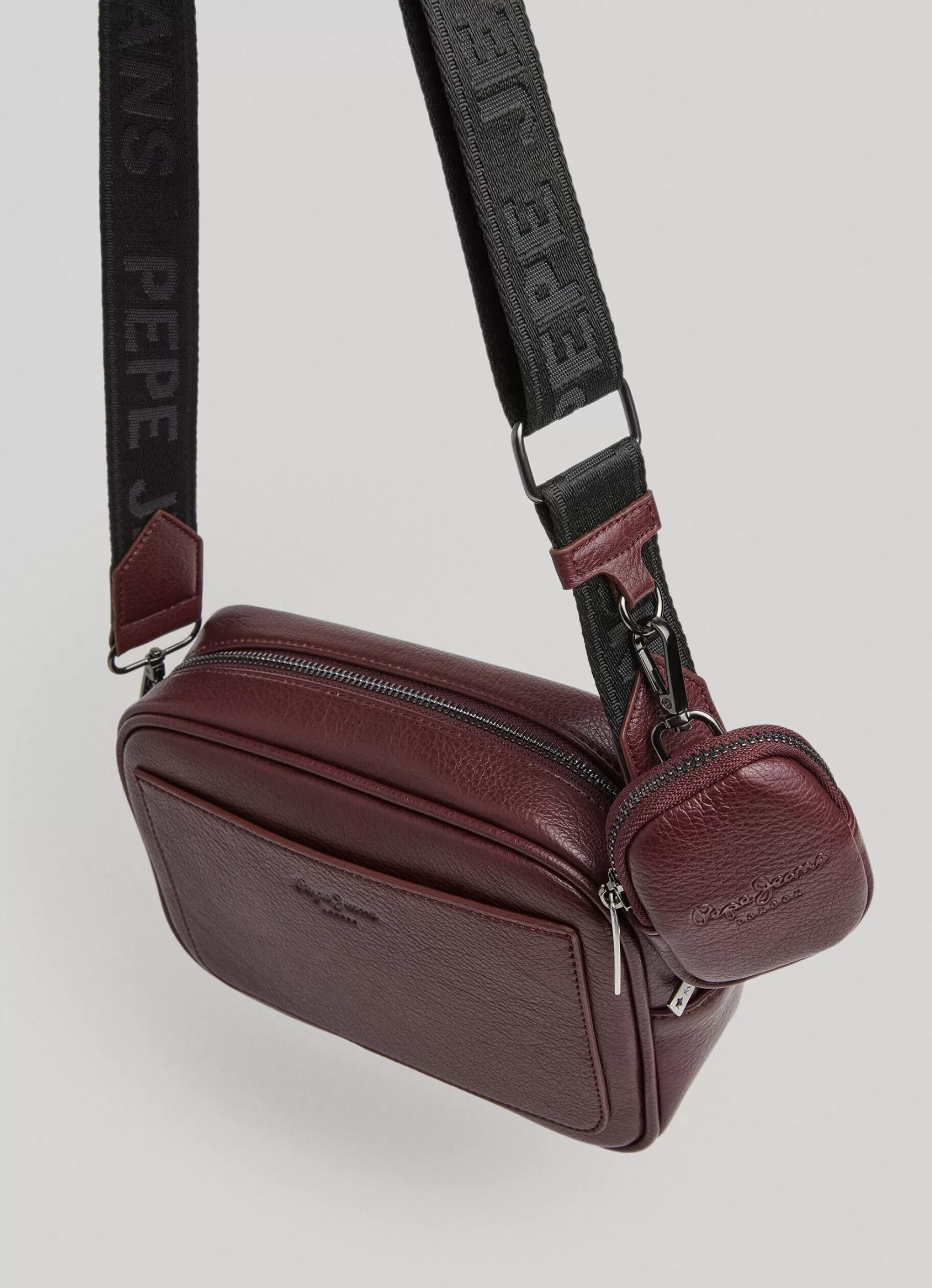 Mulher Pepe Jeans Bolsas E Mochilas>Bolsa De Ombro De Couro Para Camera