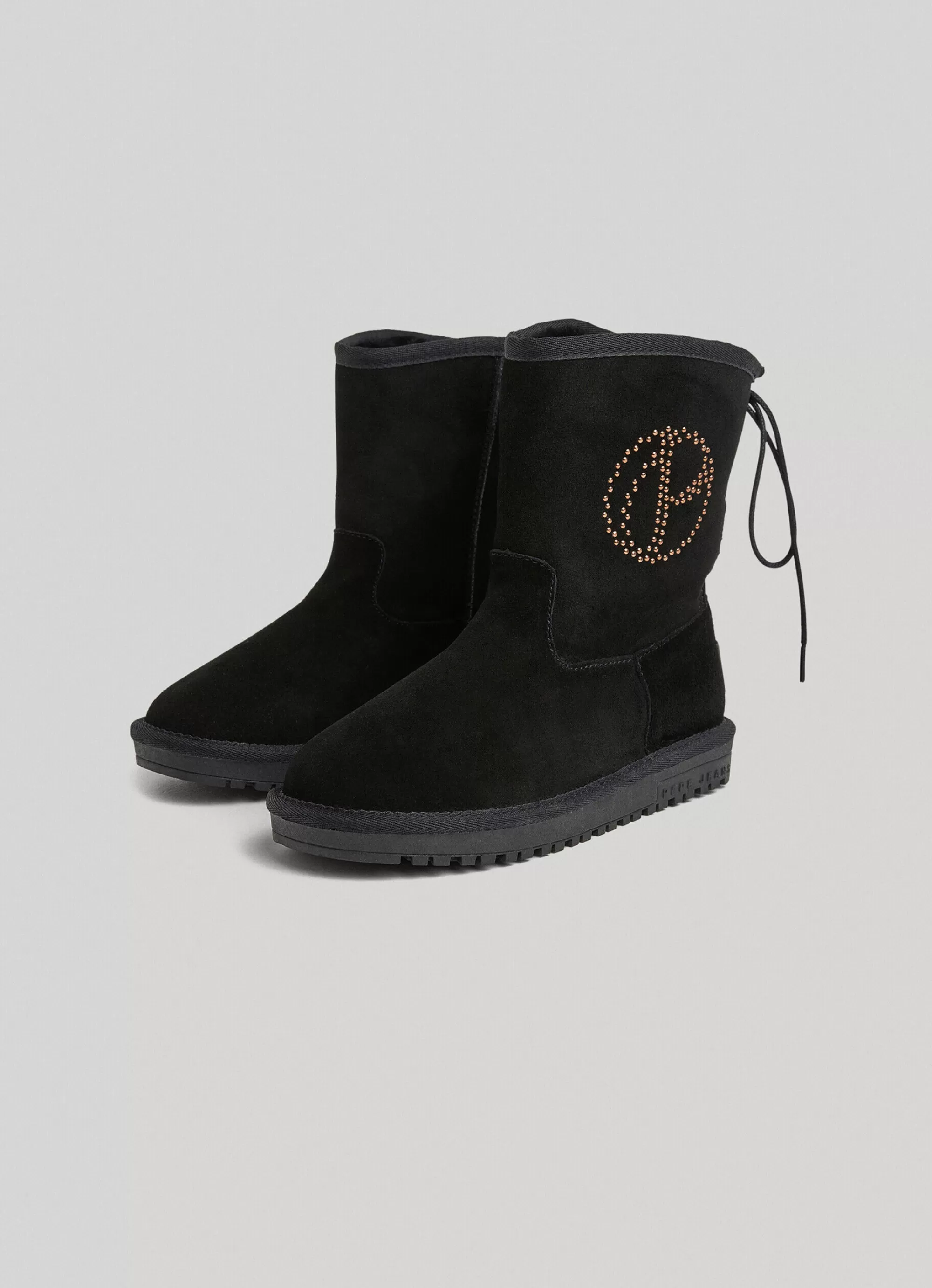 Mulher Pepe Jeans Botas E Sapatos>Botas De Camurca Cano Medio