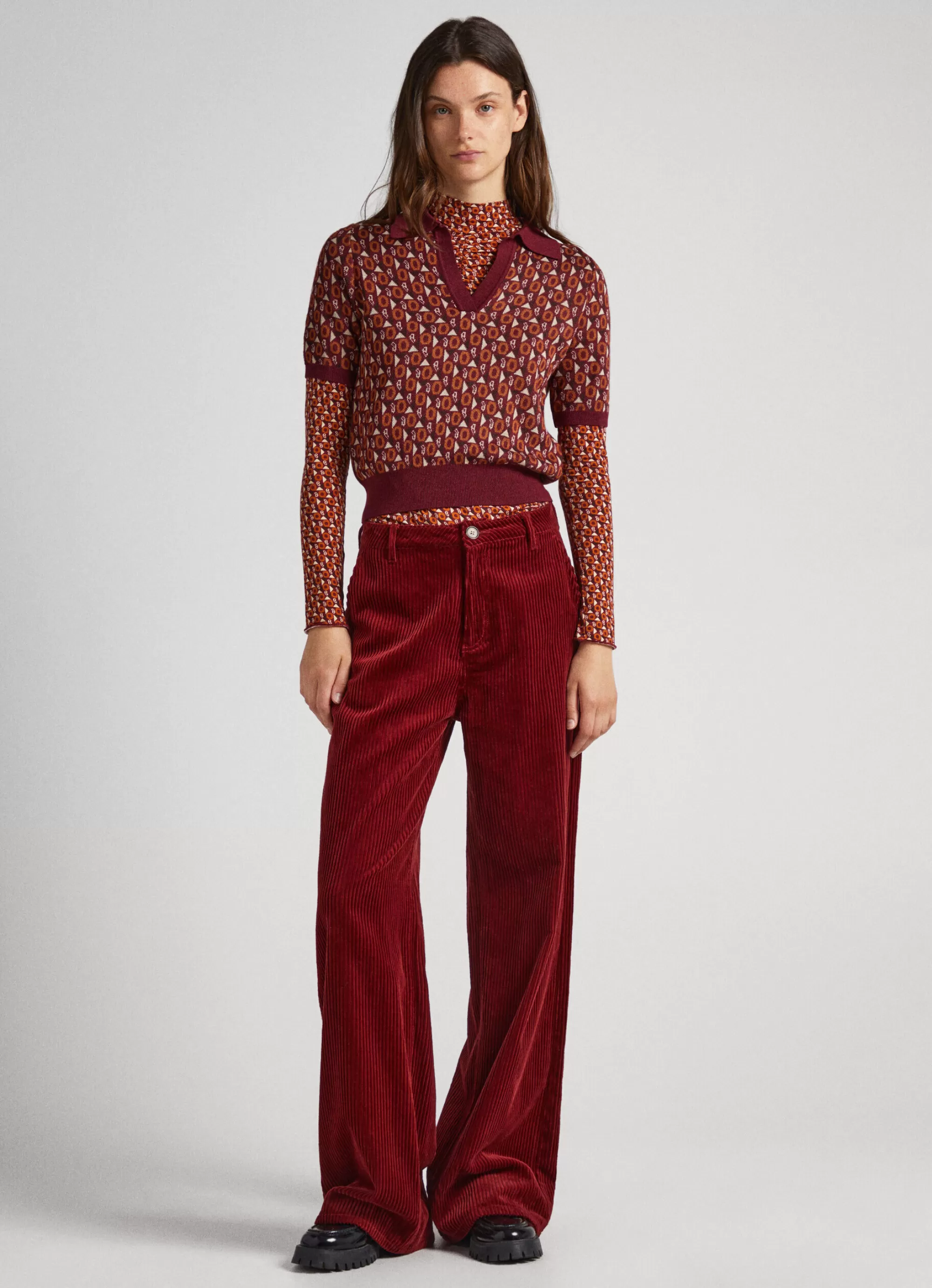 Mulher Pepe Jeans Calças>Calças Chino Bombazina