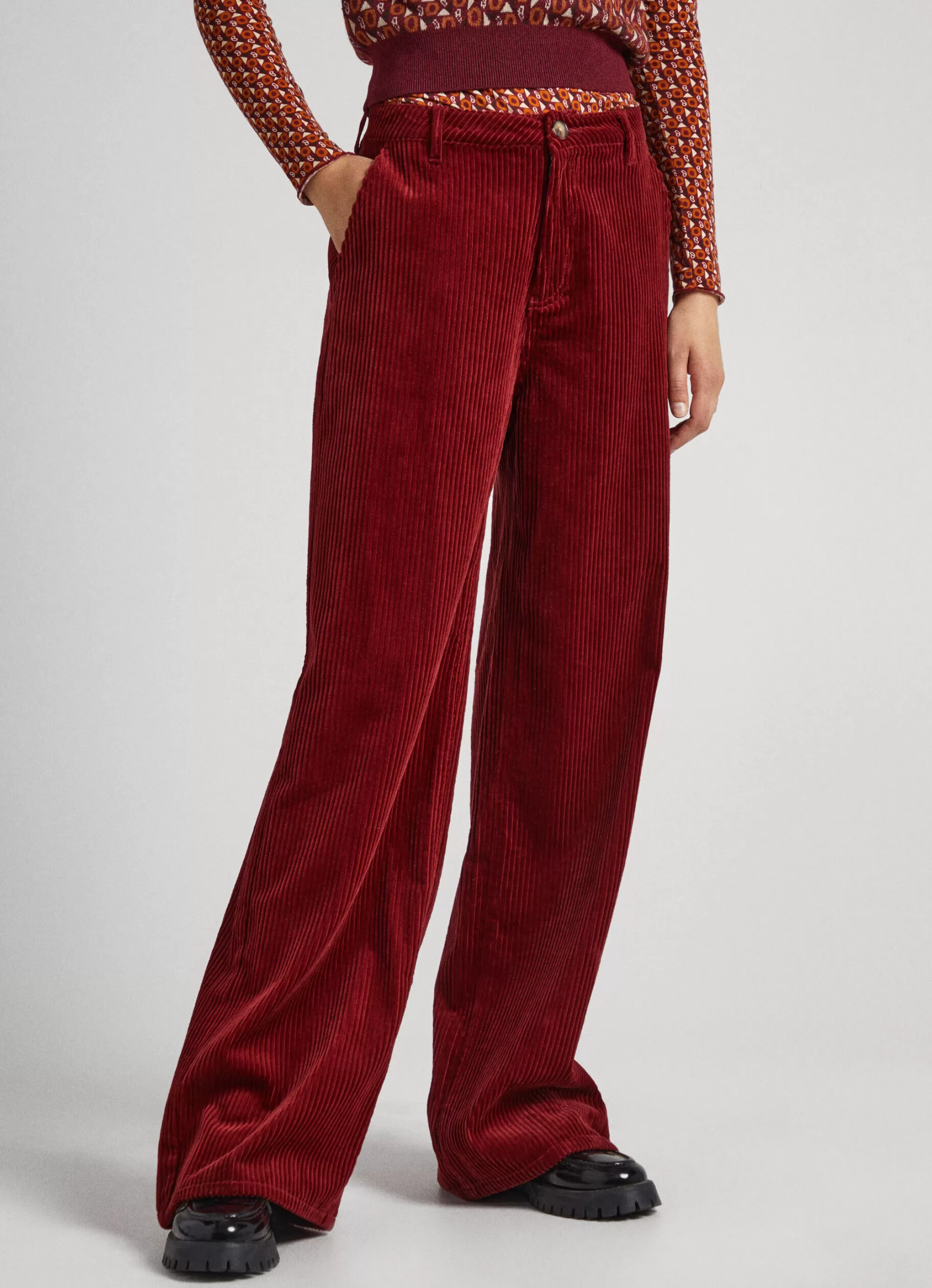 Mulher Pepe Jeans Calças>Calças Chino Bombazina