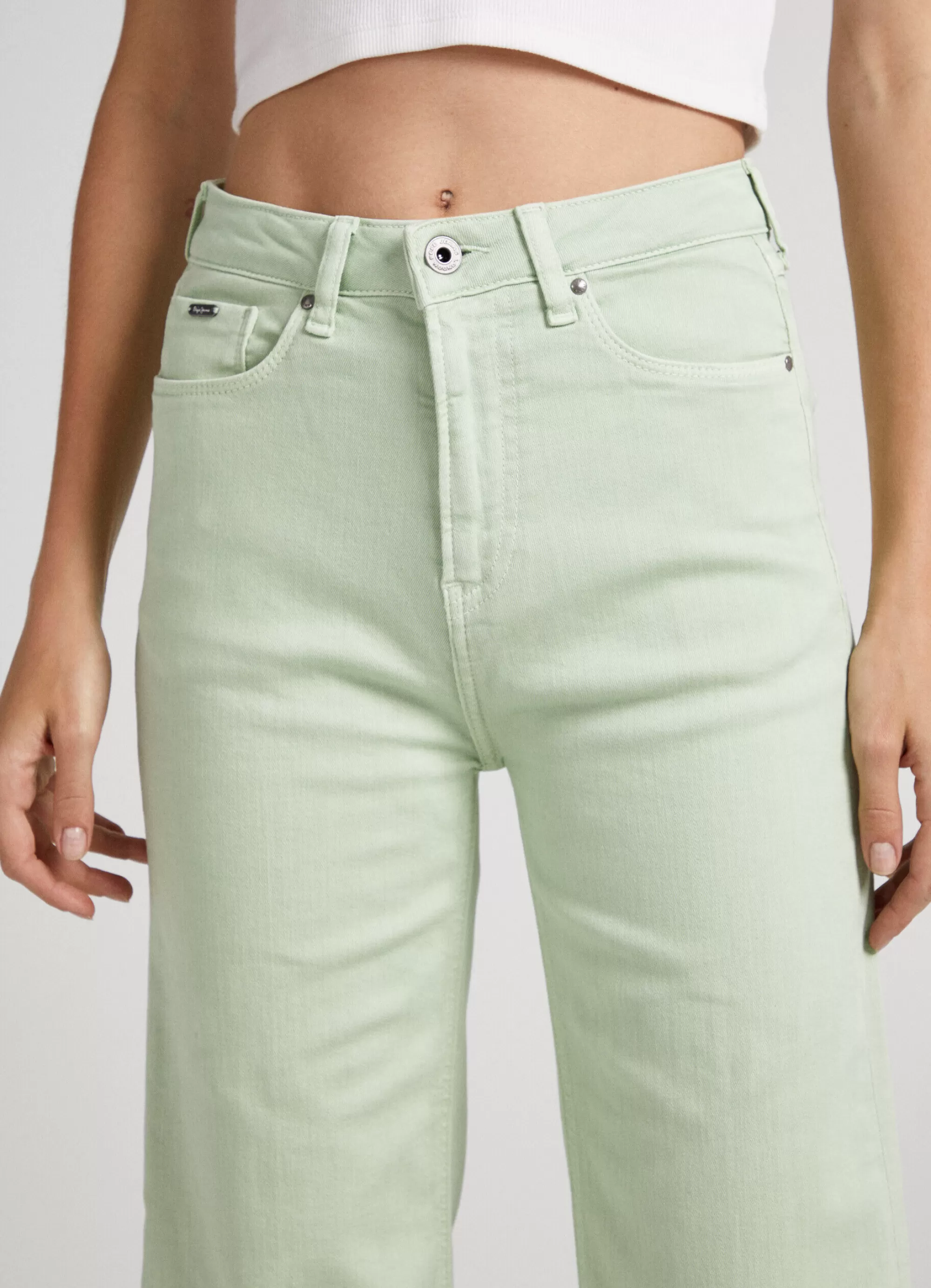 Mulher Pepe Jeans Calças>Calças Flare-Fit De 5 Bolsos