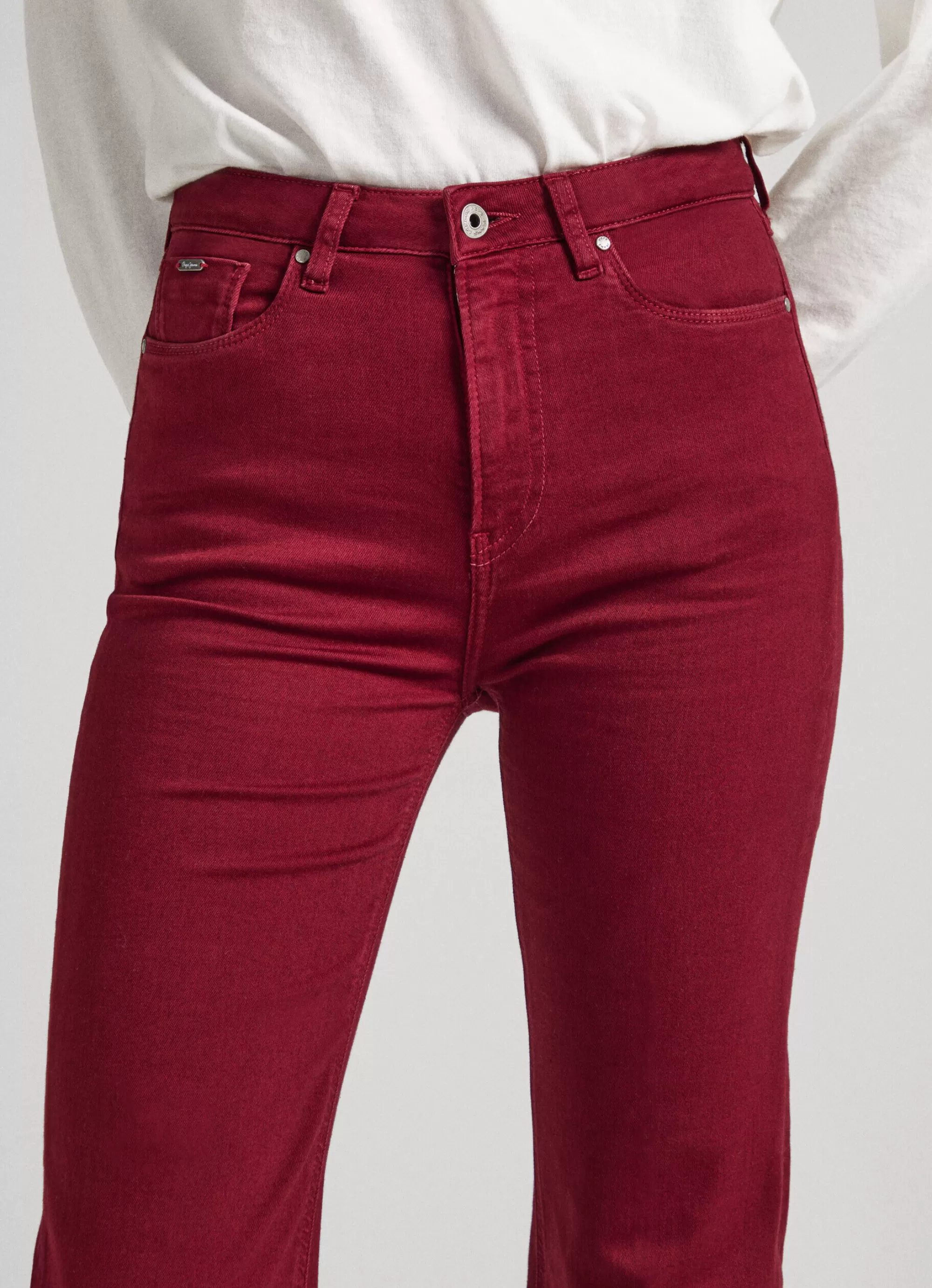 Mulher Pepe Jeans Calças>Calças Flare-Fit De 5 Bolsos