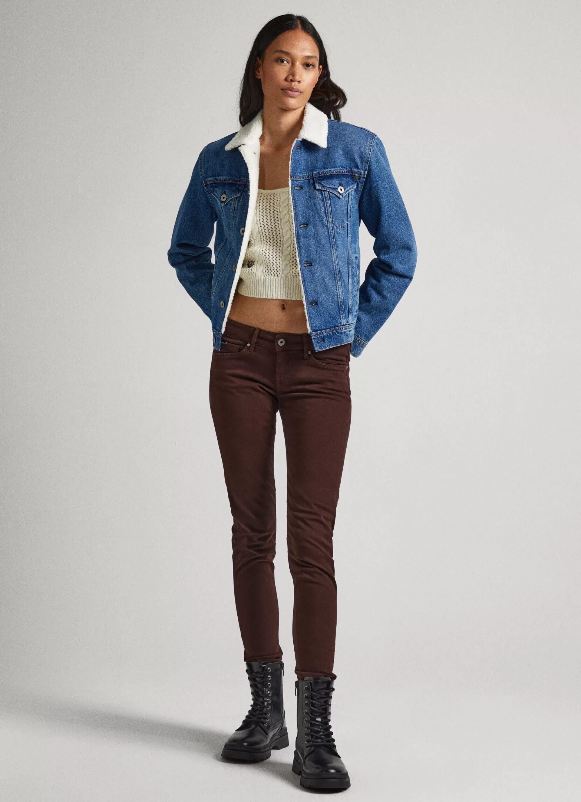 Mulher Pepe Jeans Calças>Calças Skinny Fit De 5 Bolsos