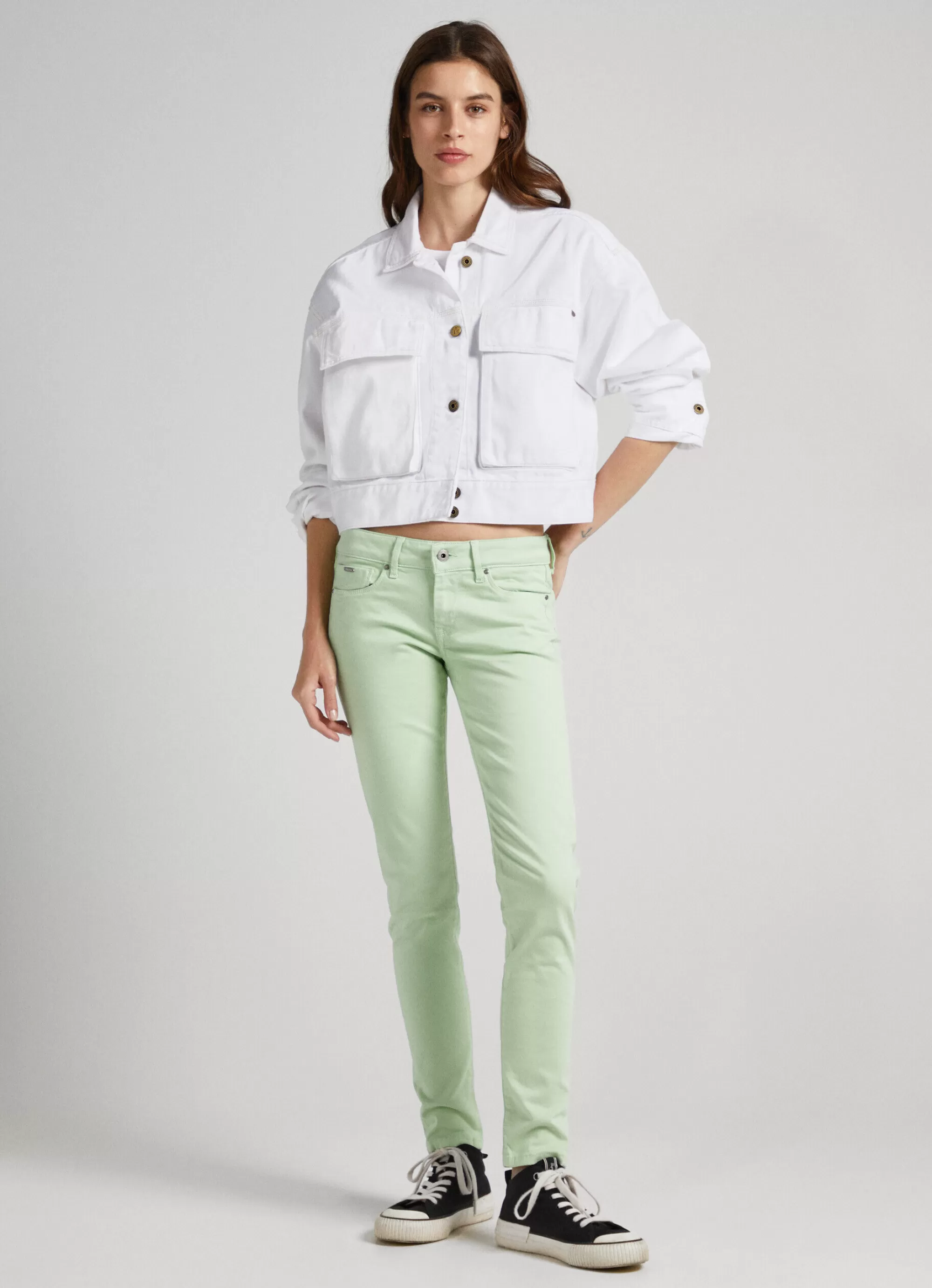 Mulher Pepe Jeans Calças>Calças Skinny Fit De 5 Bolsos