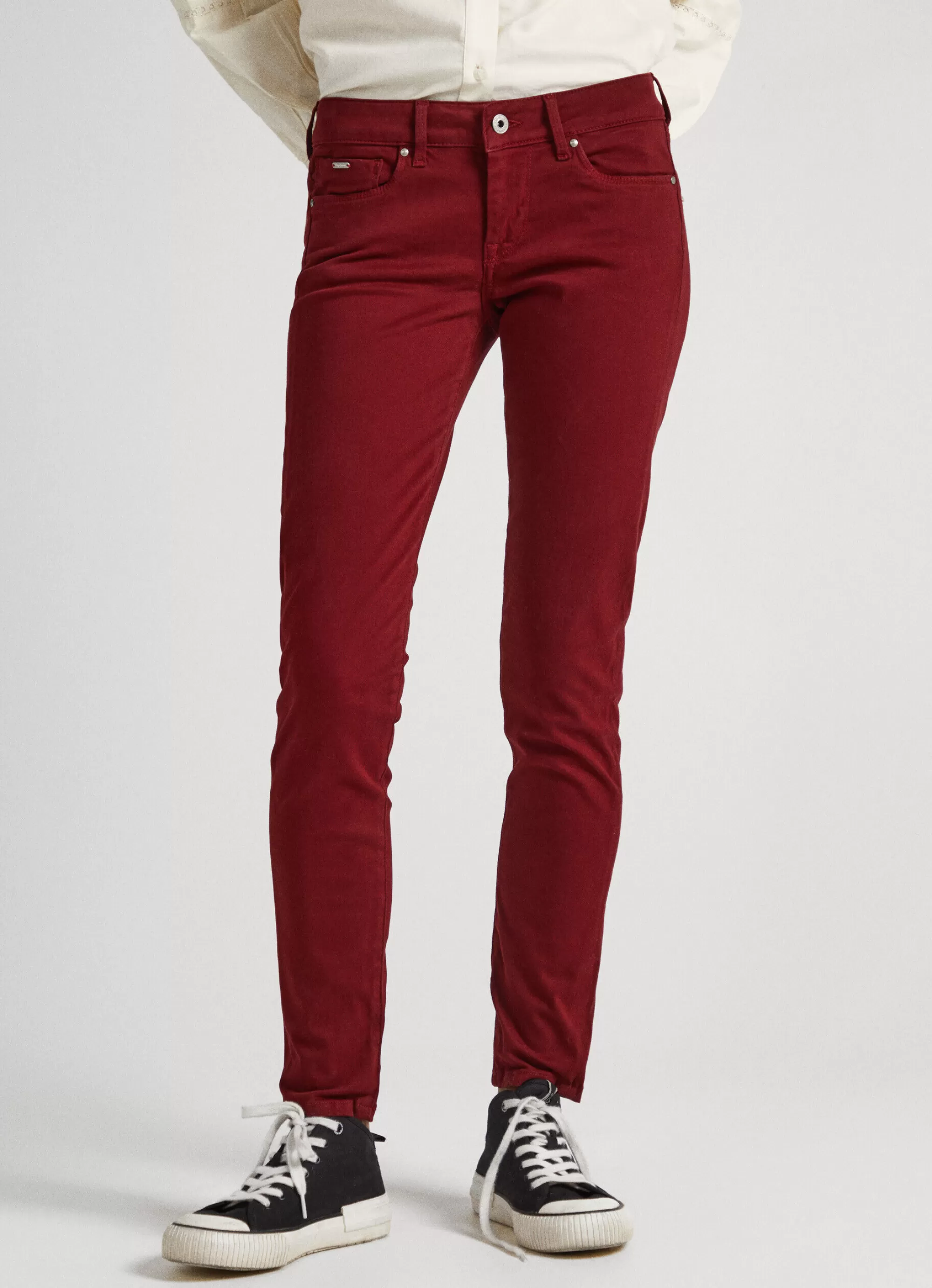 Mulher Pepe Jeans Calças>Calças Skinny Fit De 5 Bolsos