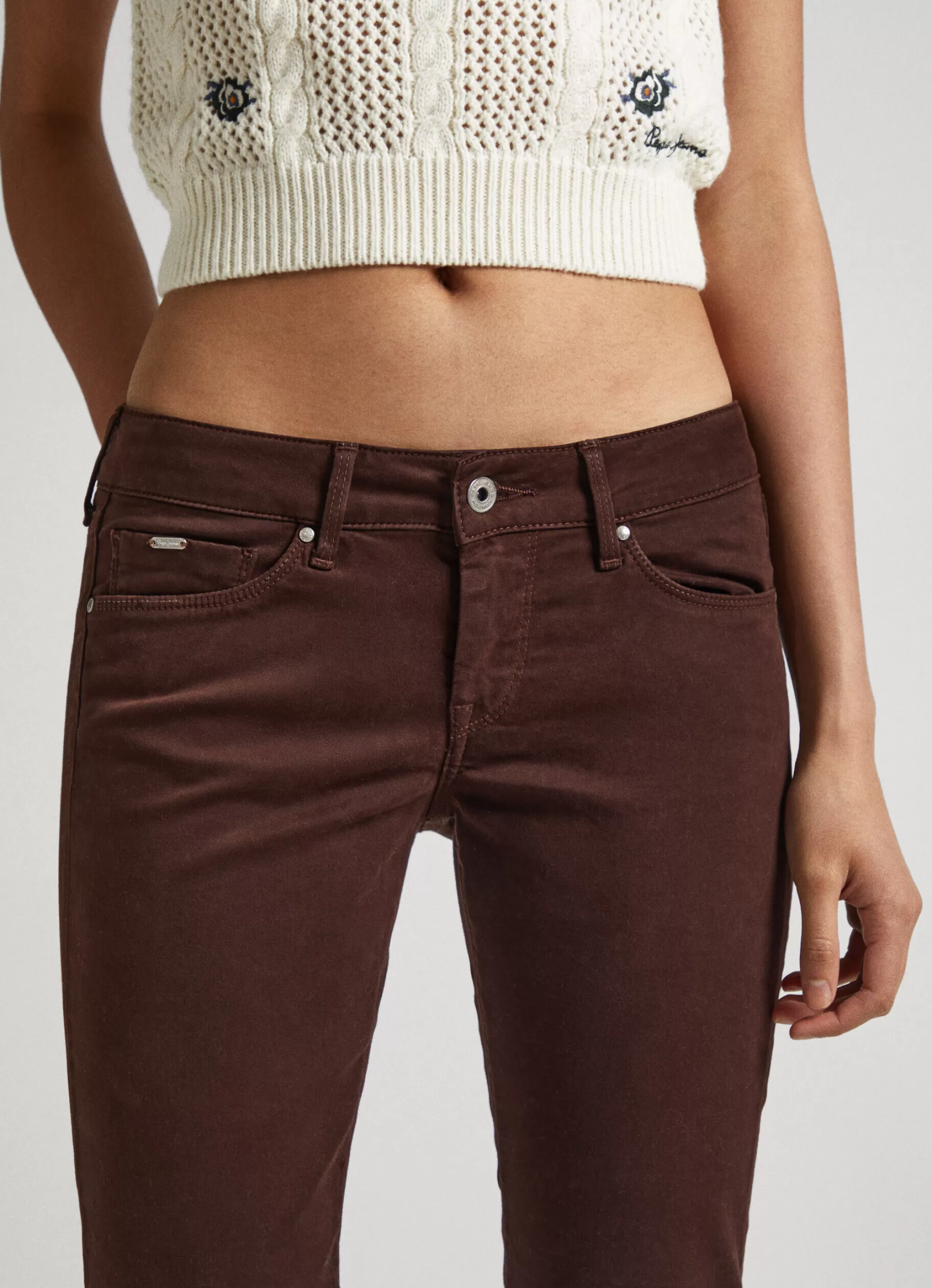 Mulher Pepe Jeans Calças>Calças Skinny Fit De 5 Bolsos