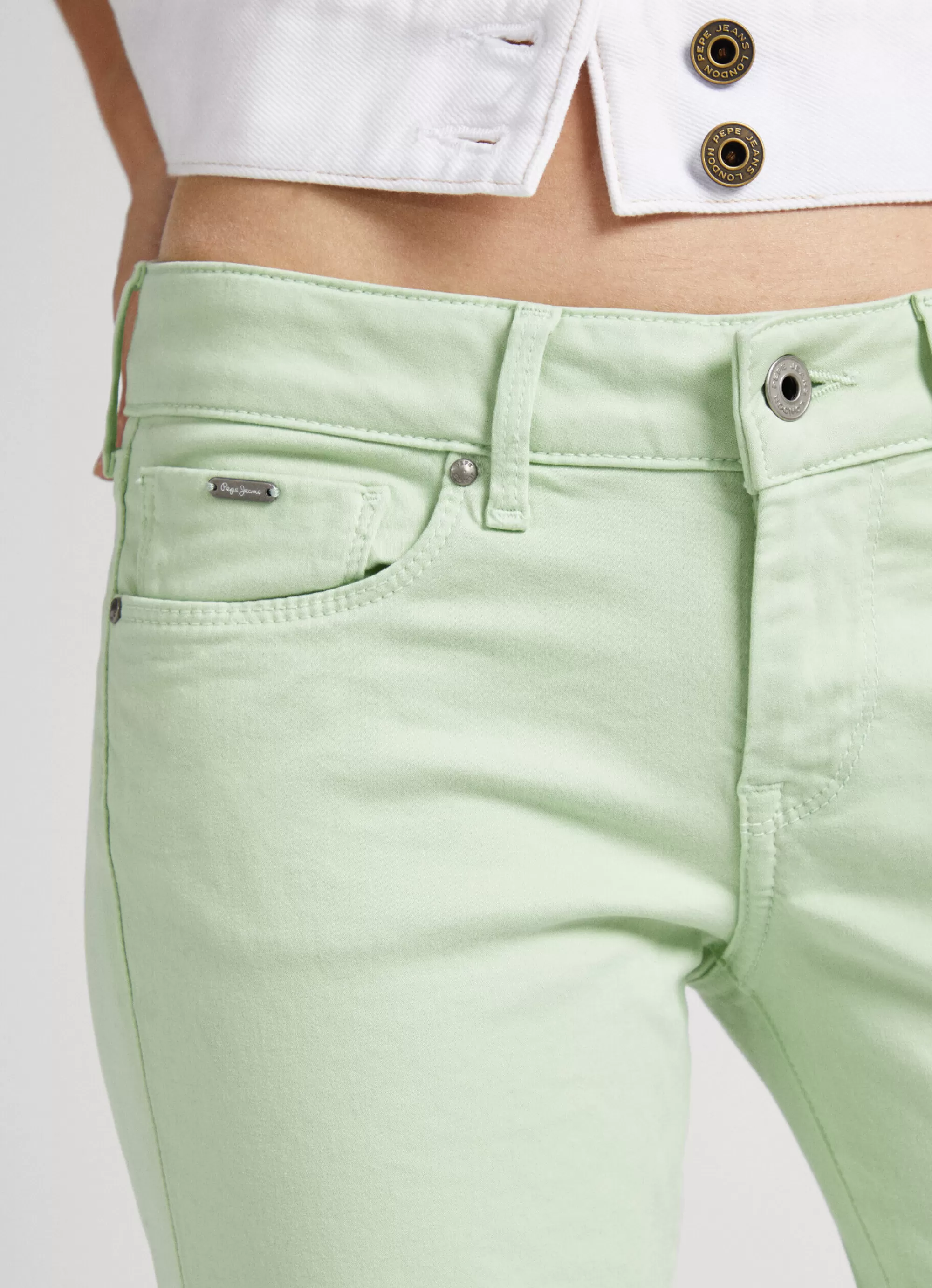 Mulher Pepe Jeans Calças>Calças Skinny Fit De 5 Bolsos