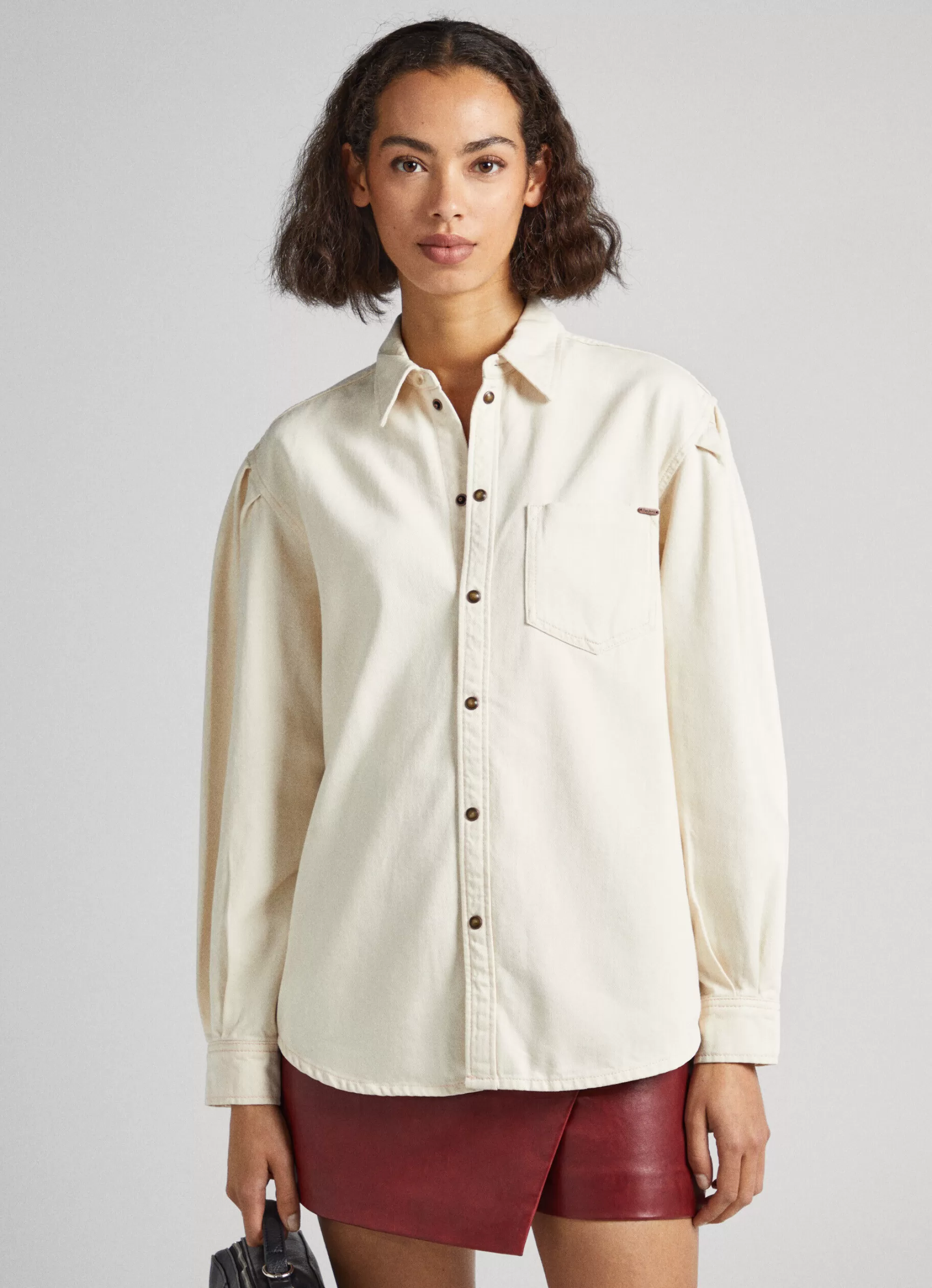 Mulher Pepe Jeans Camisas E Blusas>Camisa De Manga Comprida