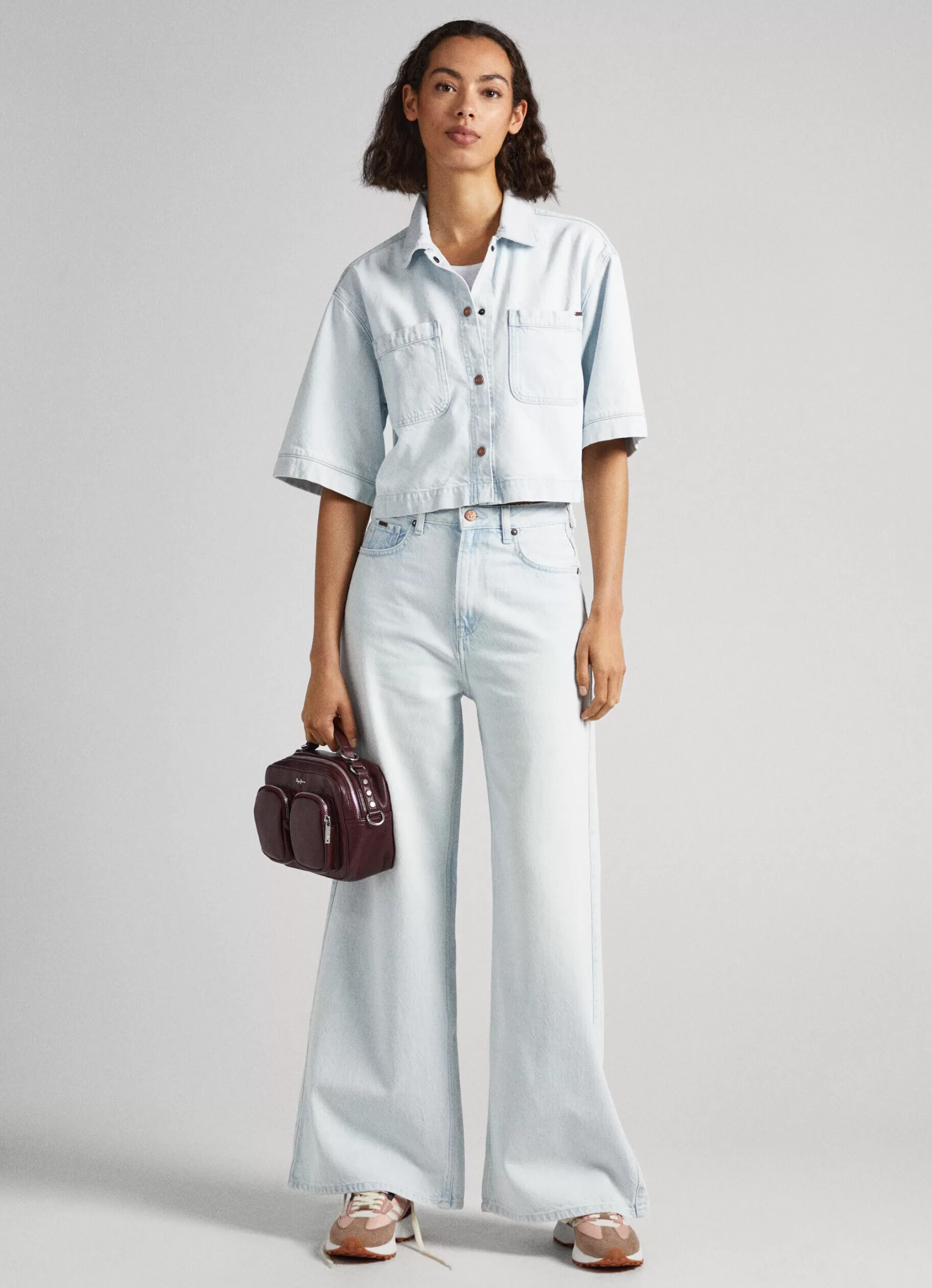 Mulher Pepe Jeans Camisas E Blusas>Camisa De Manga Curta