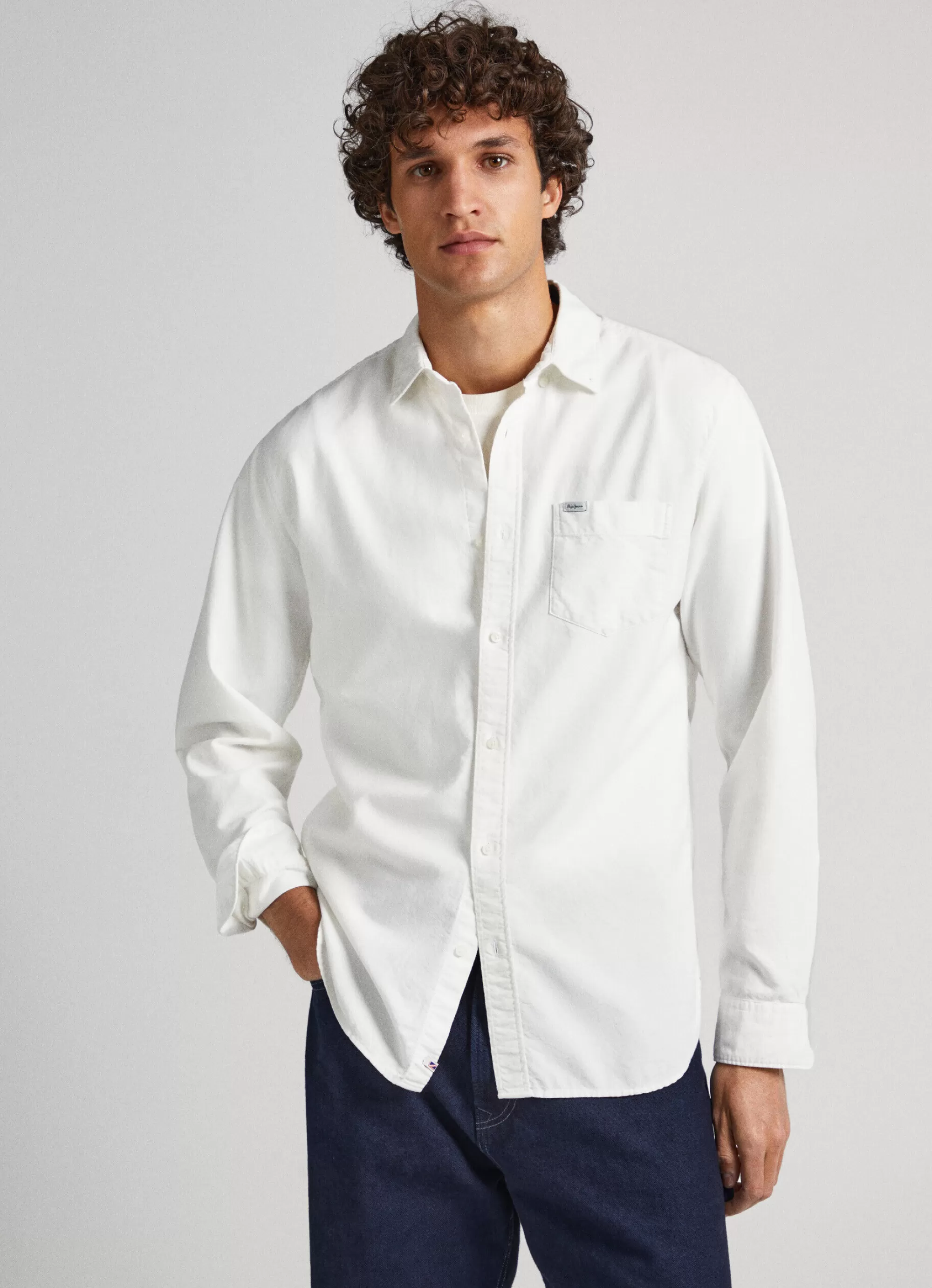 Homem Pepe Jeans Camisas>Camisa Oxford Regular Fit