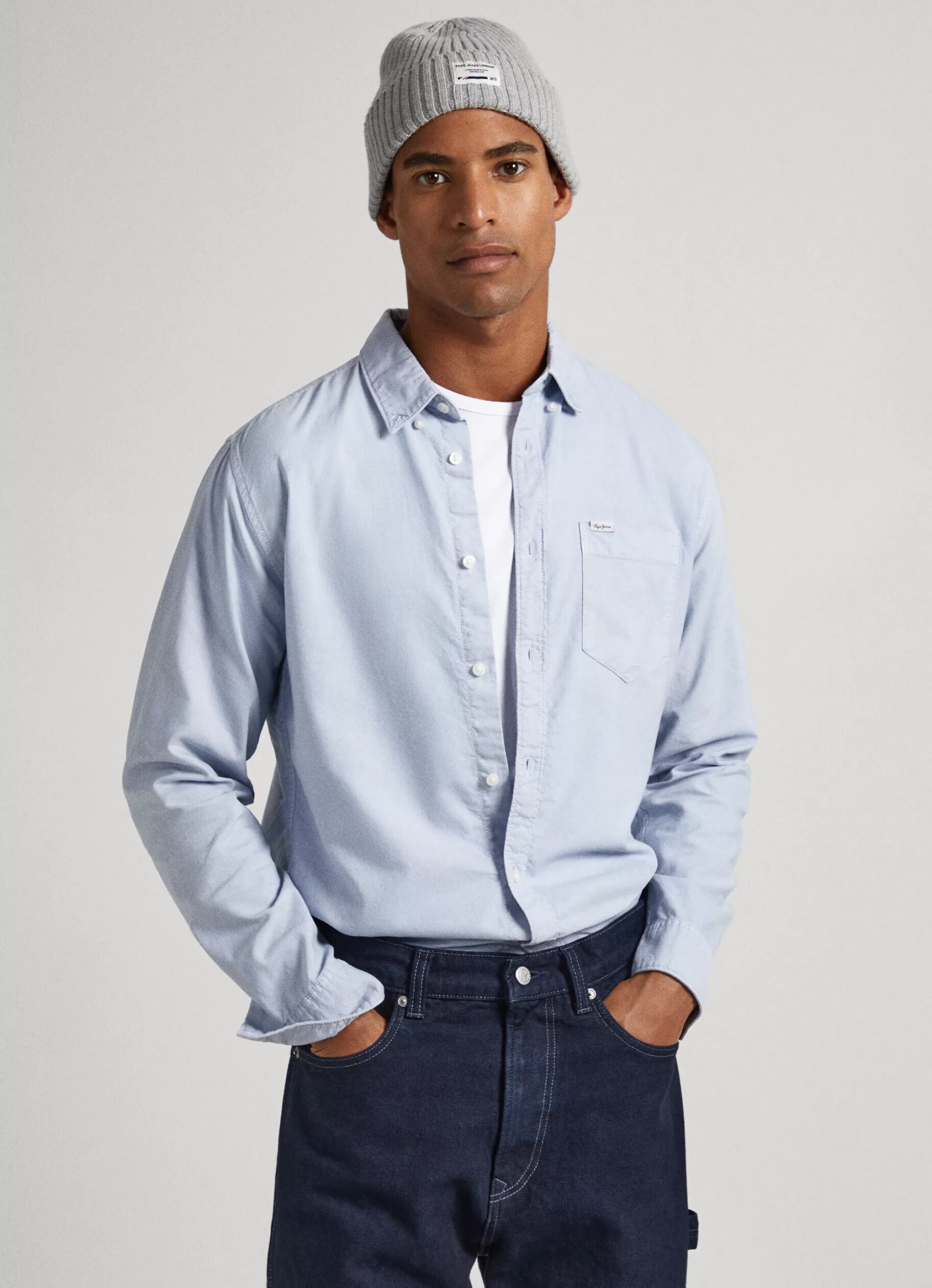 Homem Pepe Jeans Camisas>Camisa Oxford Regular Fit