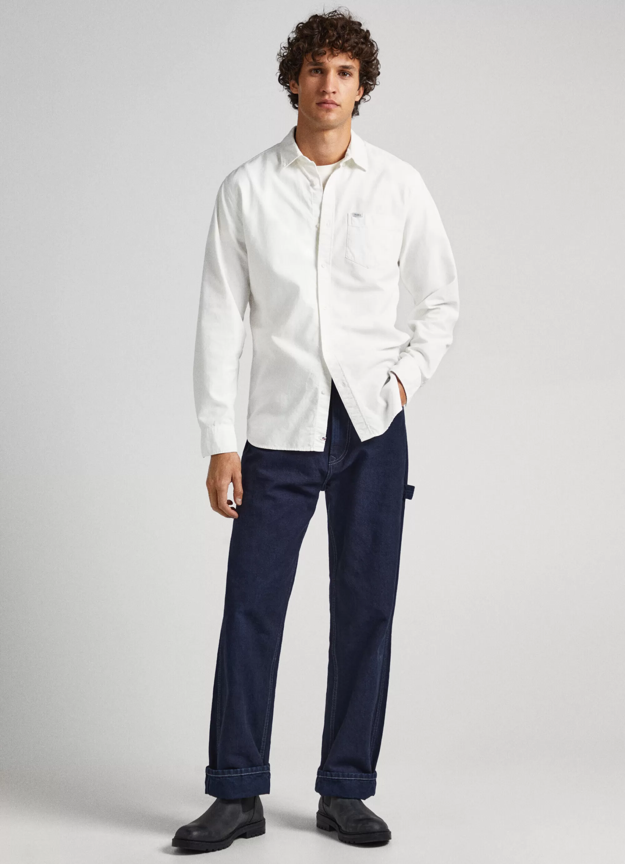 Homem Pepe Jeans Camisas>Camisa Oxford Regular Fit