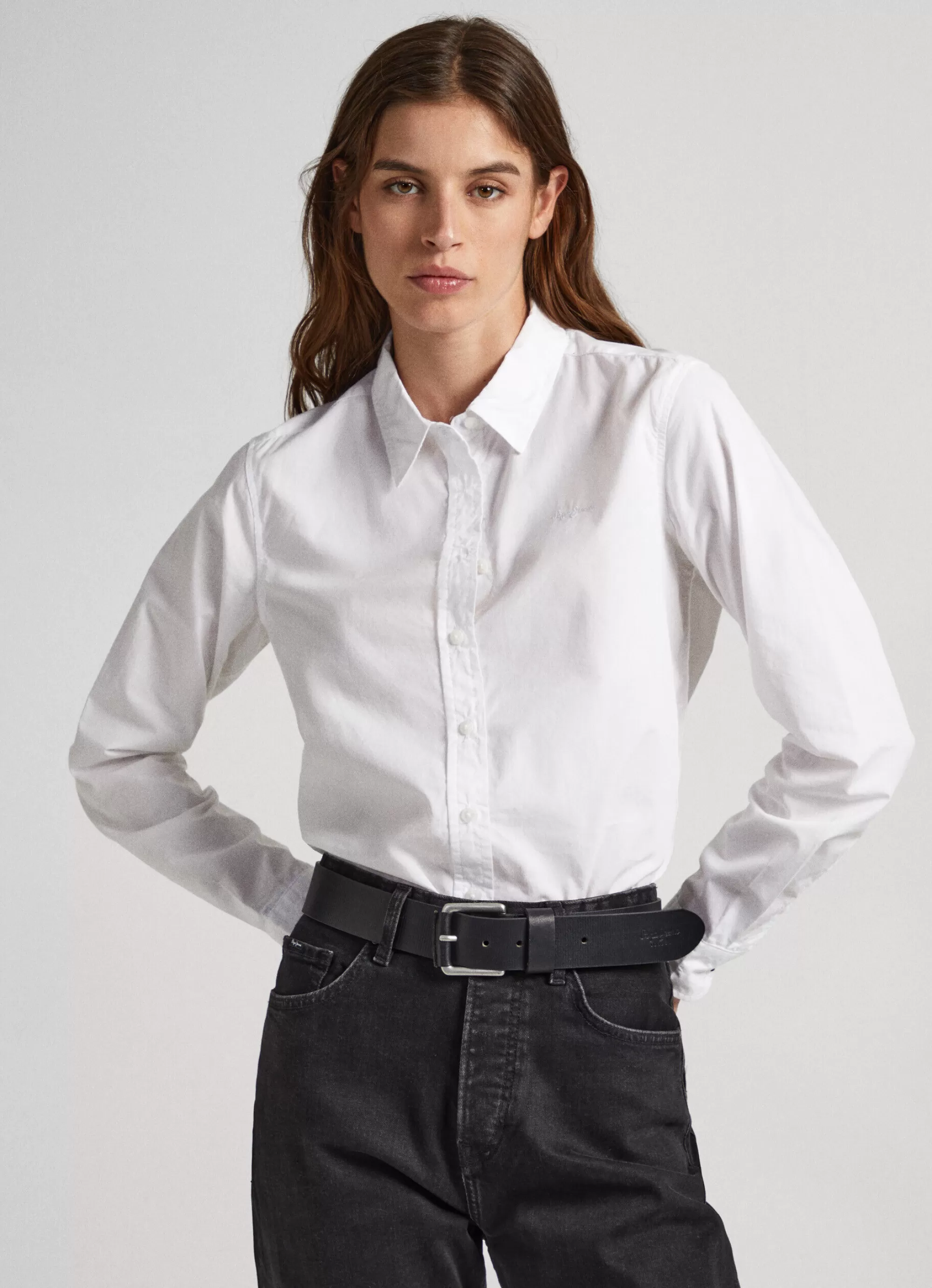 Mulher Pepe Jeans Camisas E Blusas>Camisa Popelina Regular Fit