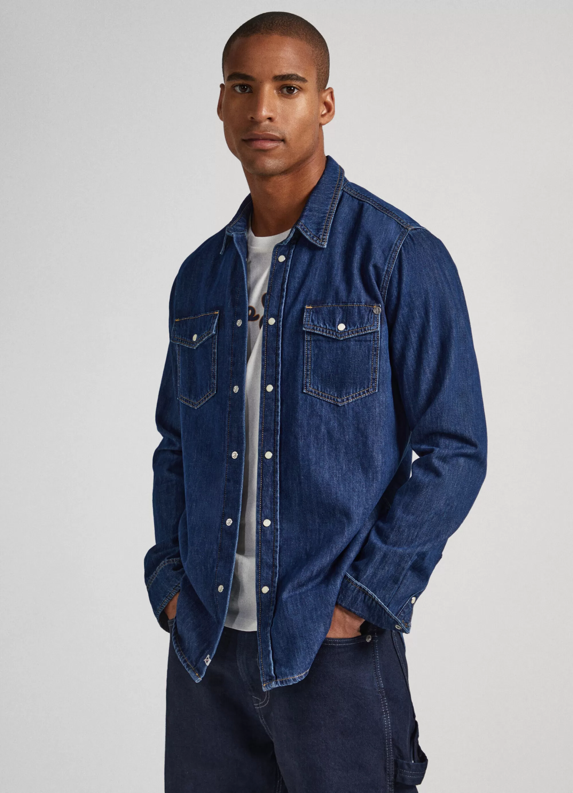 Homem Pepe Jeans Camisas>Camisa Regular Fit