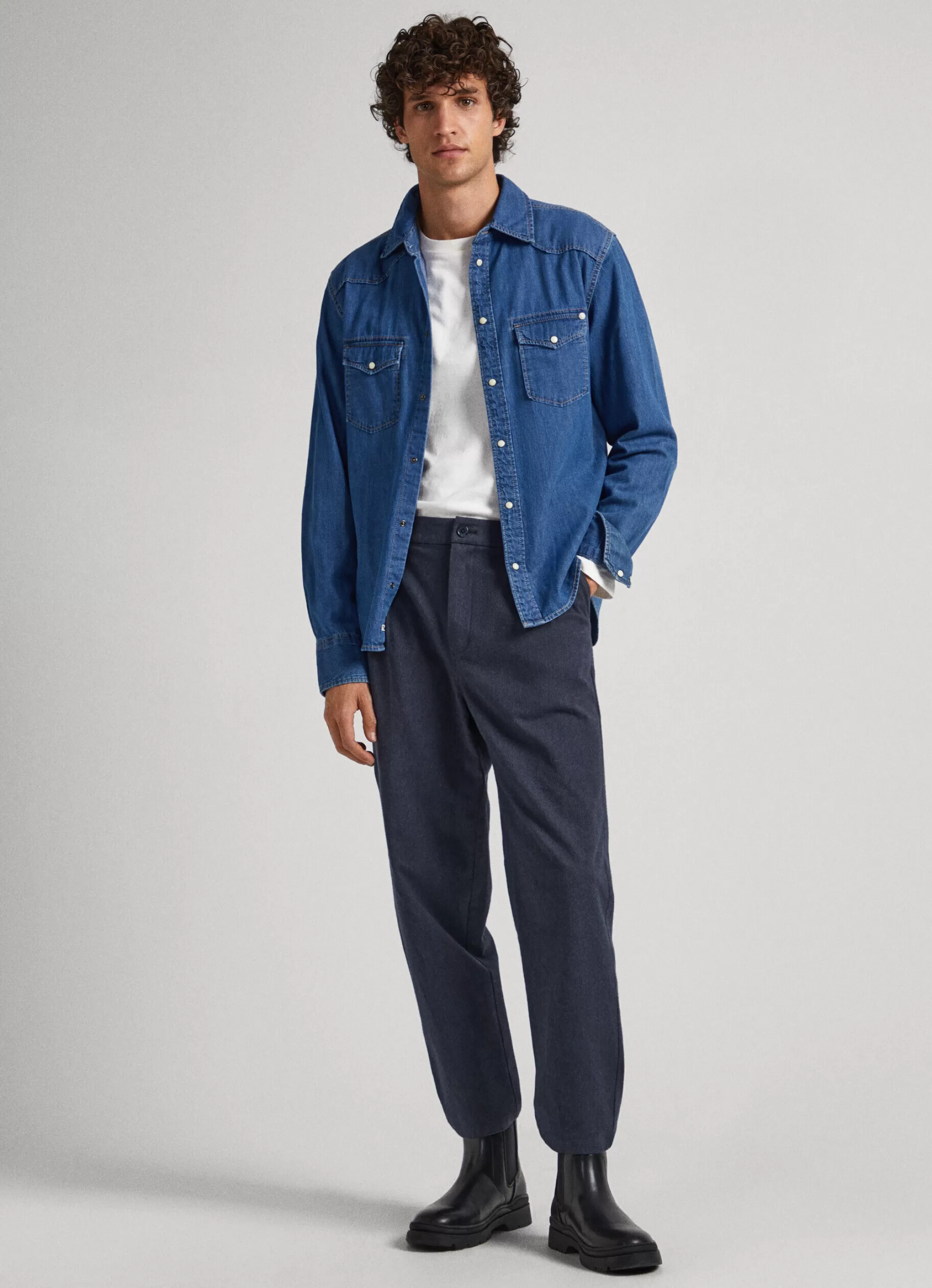 Homem Pepe Jeans Camisas>Camisa Regular Fit