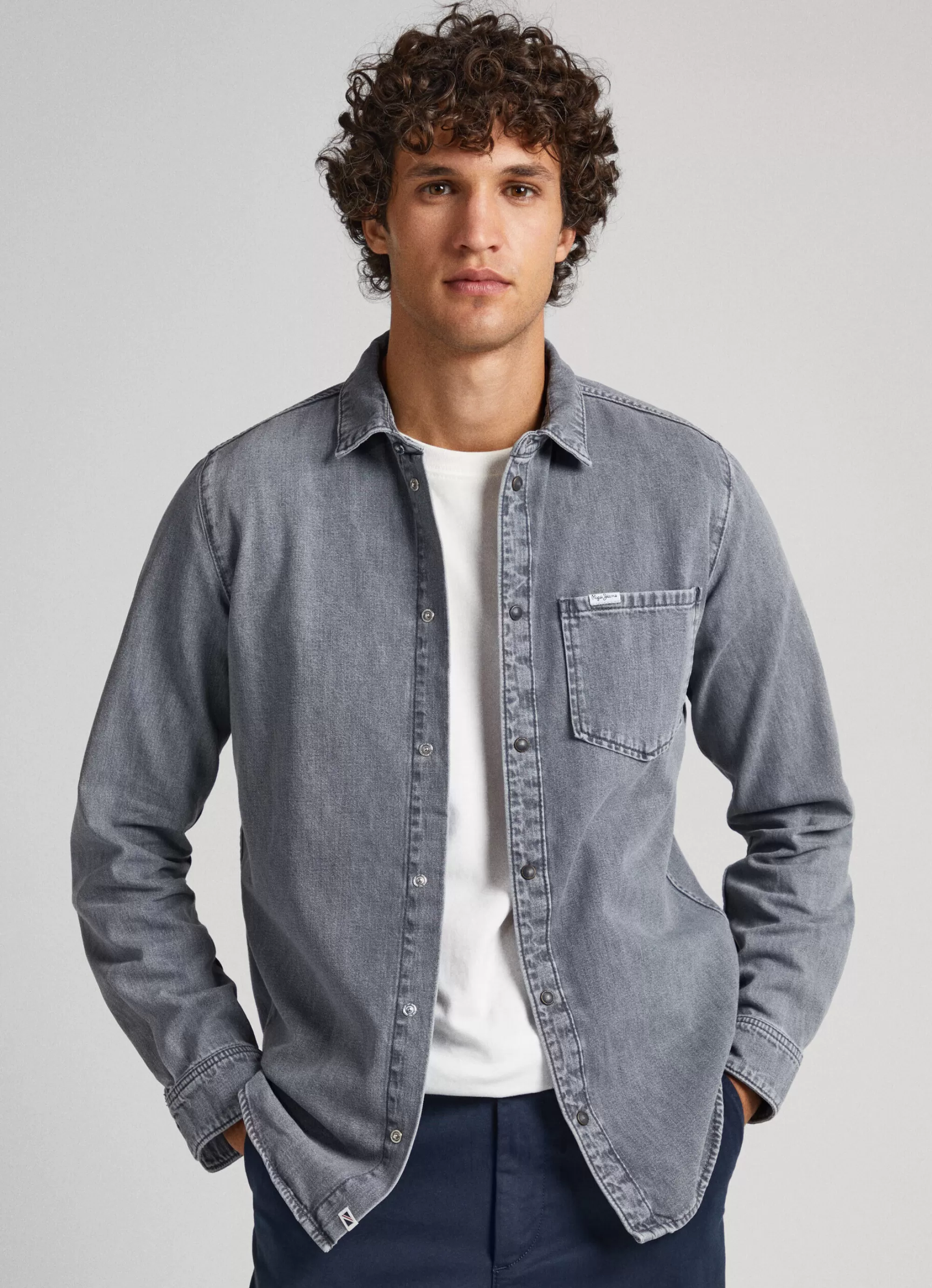 Homem Pepe Jeans Camisas>Camisa Slim Fit