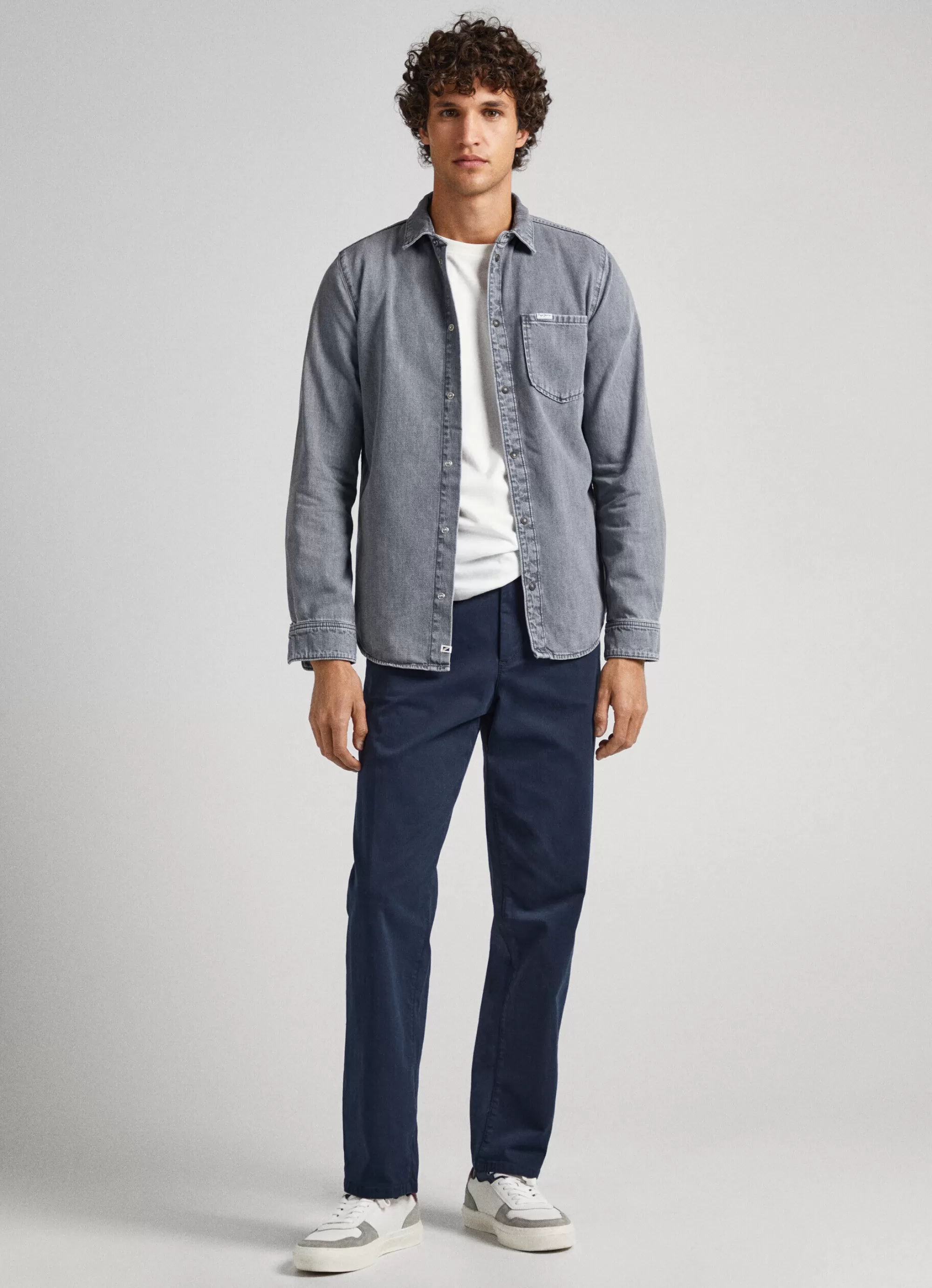 Homem Pepe Jeans Camisas>Camisa Slim Fit