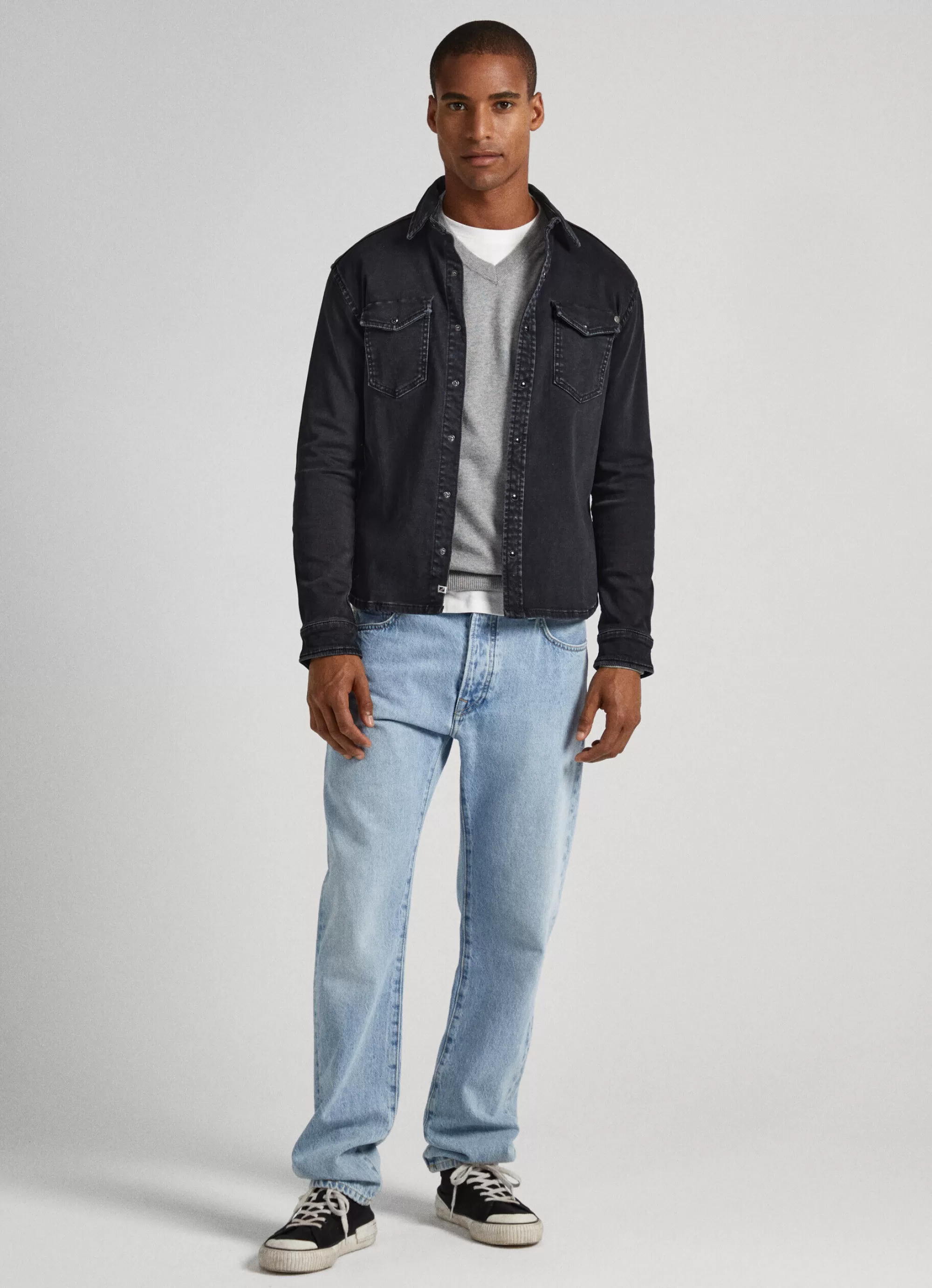 Homem Pepe Jeans Camisas>Camisa Slim Fit
