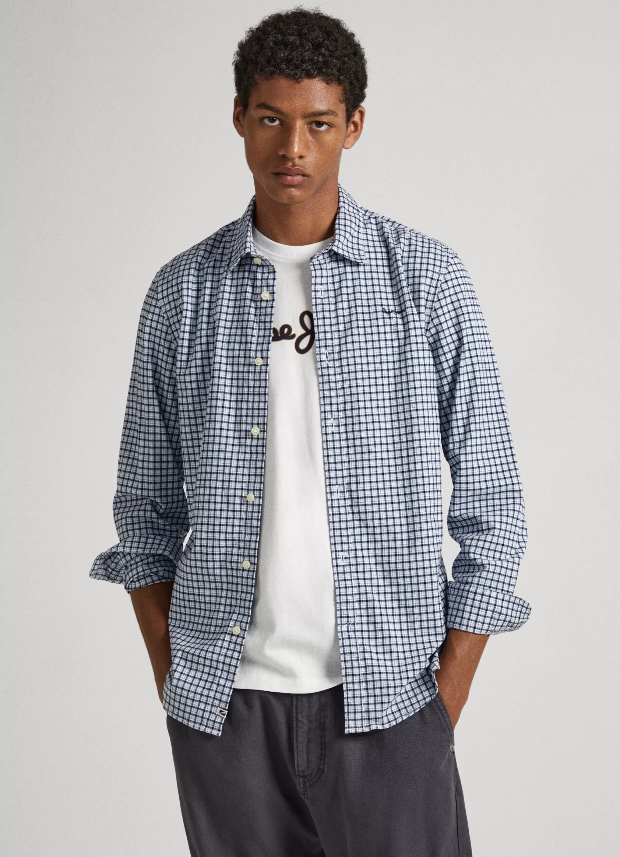 Homem Pepe Jeans Camisas>Camisa Slim Fit Xadrez