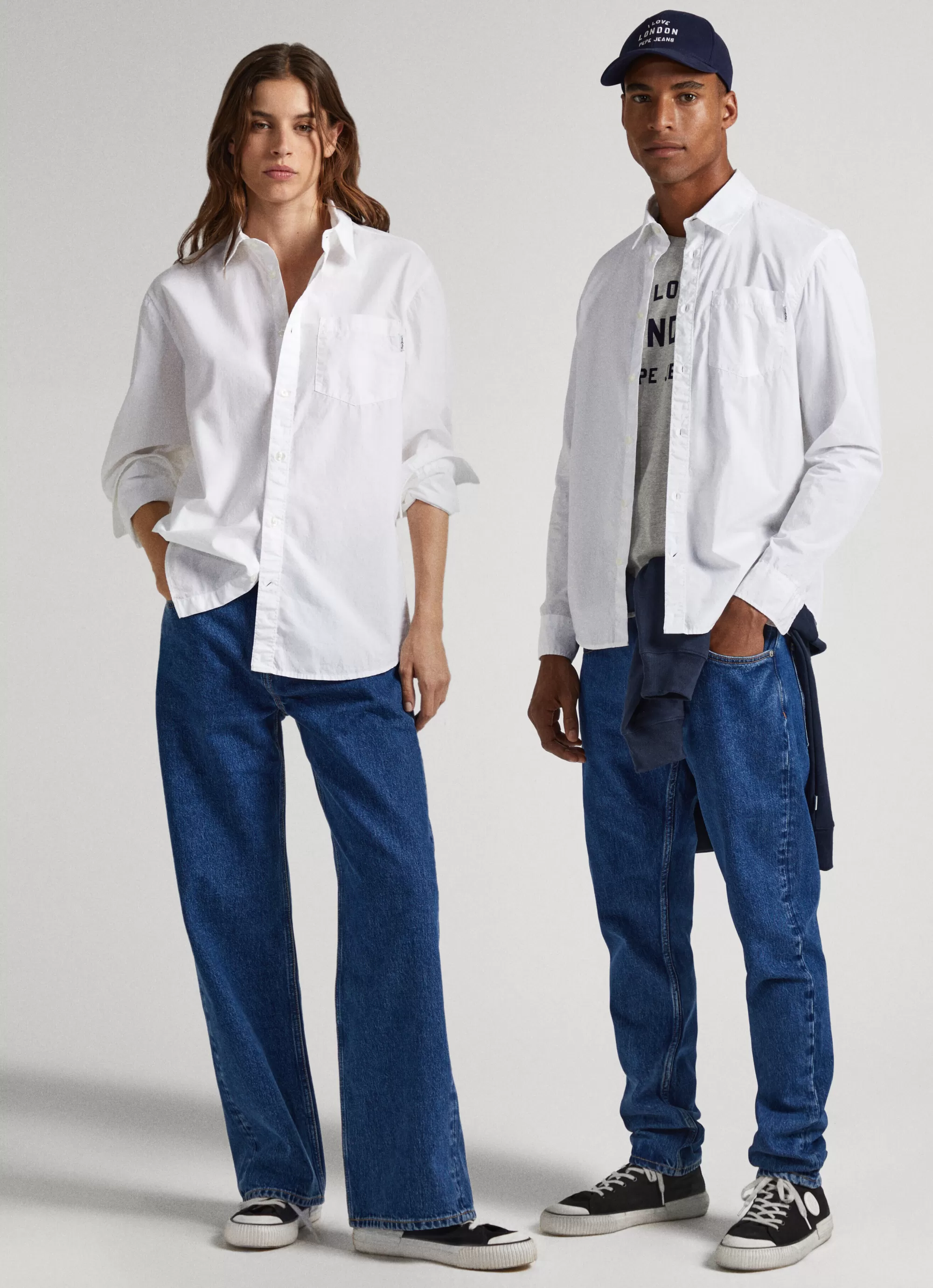 Mulher Pepe Jeans Camisas E Blusas>Camisa Unisexo I Love London
