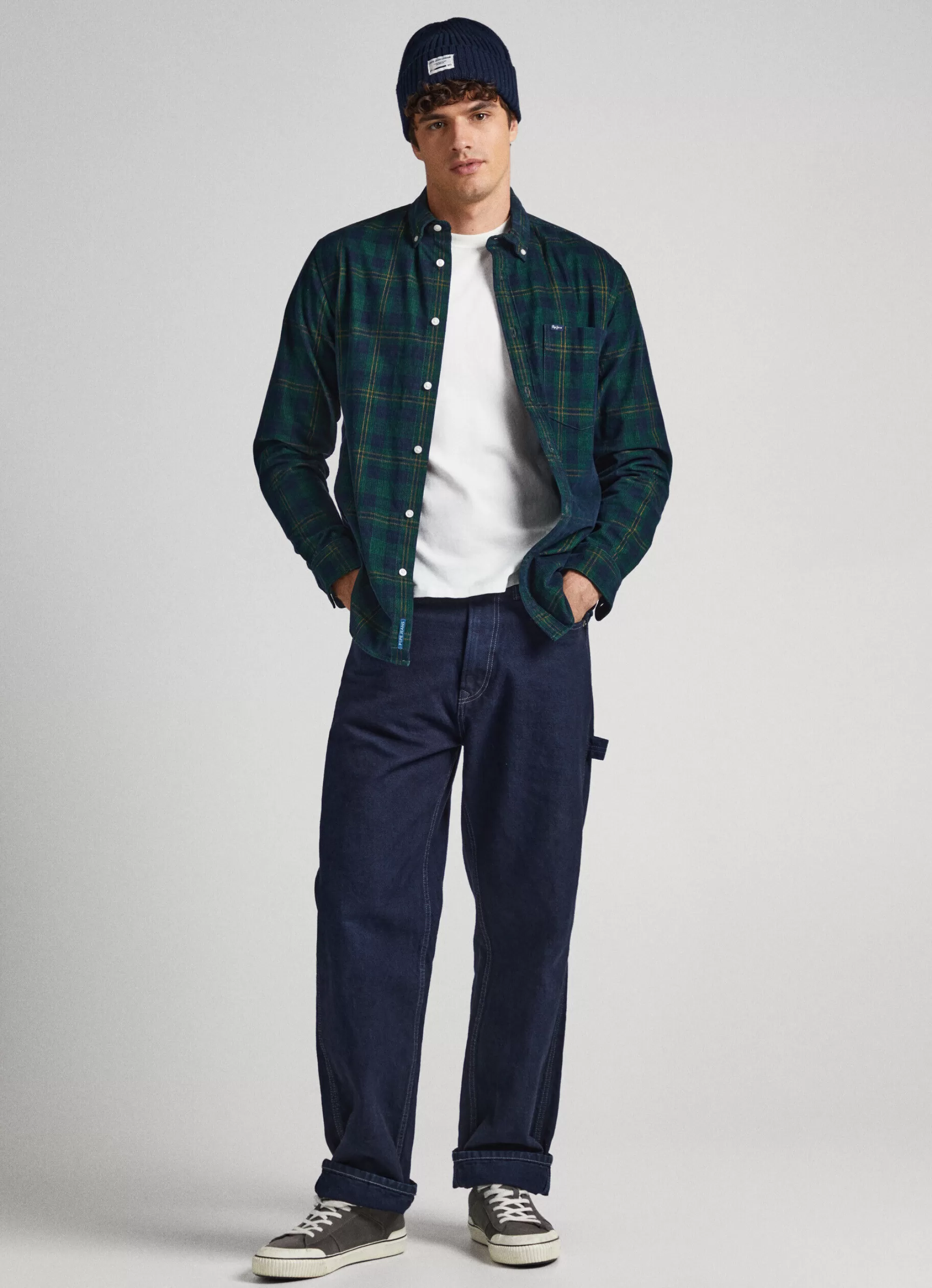 Homem Pepe Jeans Camisas>Camisa Xadrez De Bombazina