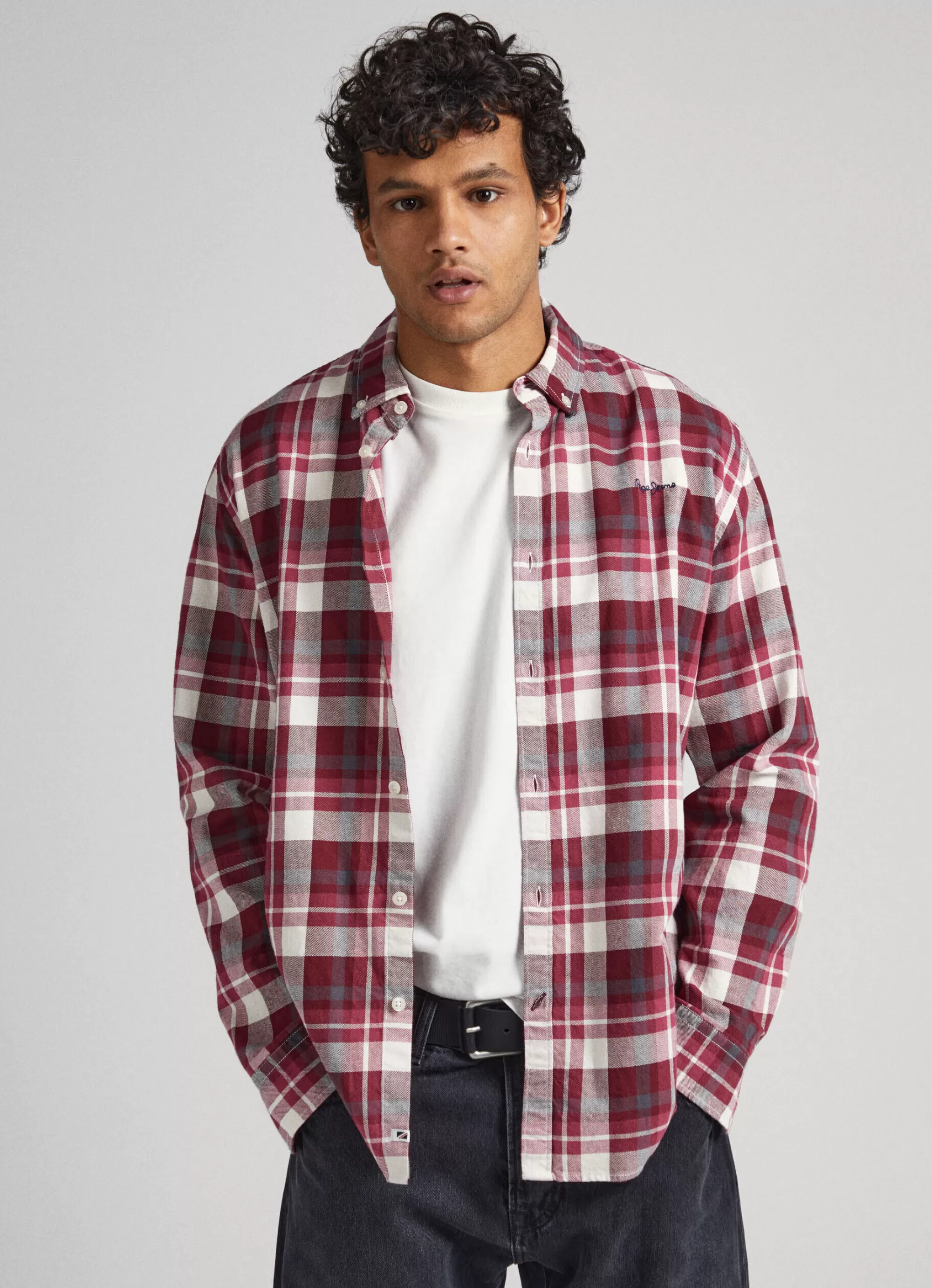 Homem Pepe Jeans Camisas>Camisa Xadrez Regular Fit