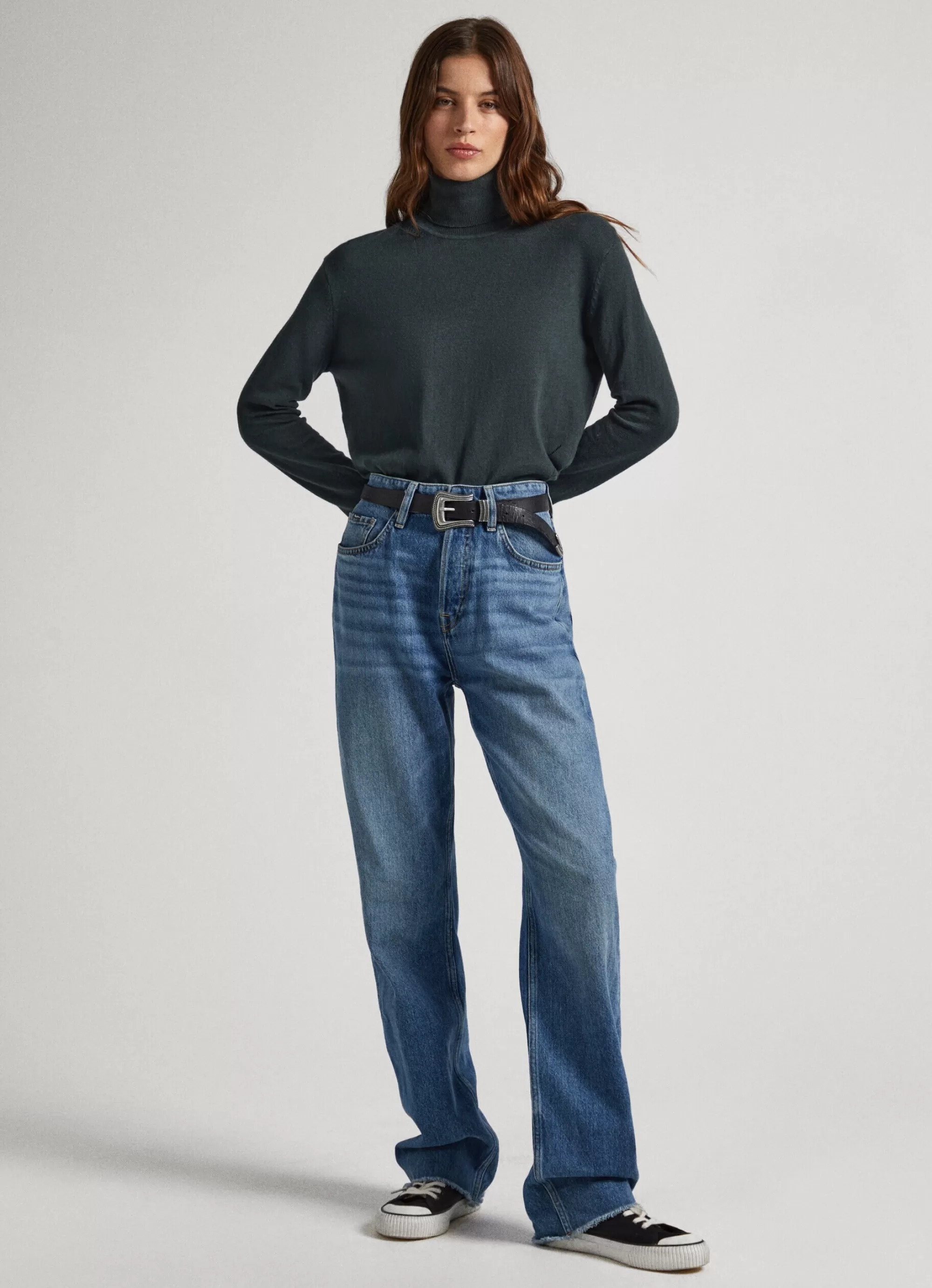 Mulher Pepe Jeans Malhas>Camisola Com Detalhes Abertos