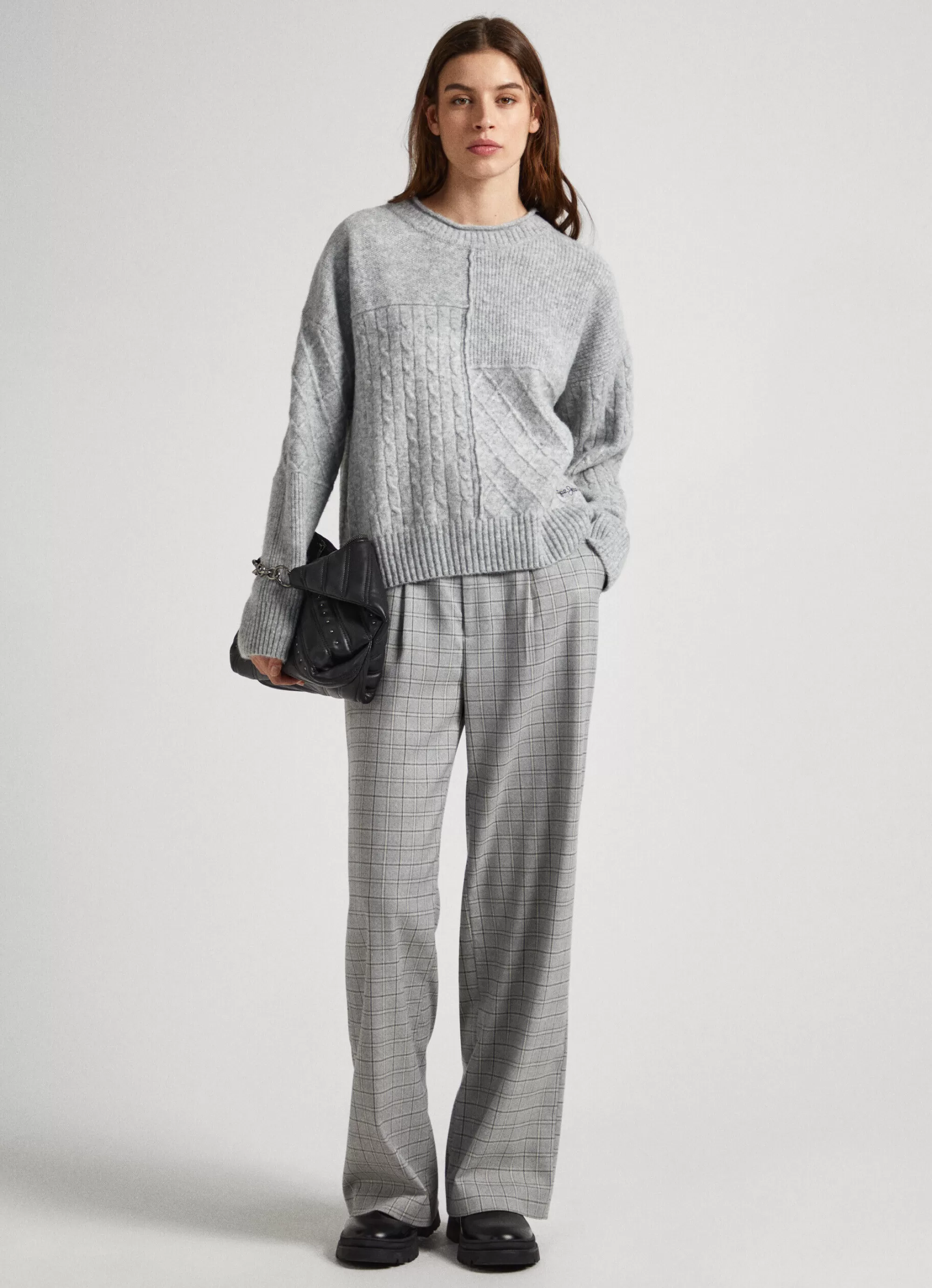 Mulher Pepe Jeans Malhas E Cardigans>Camisola De Patchwork