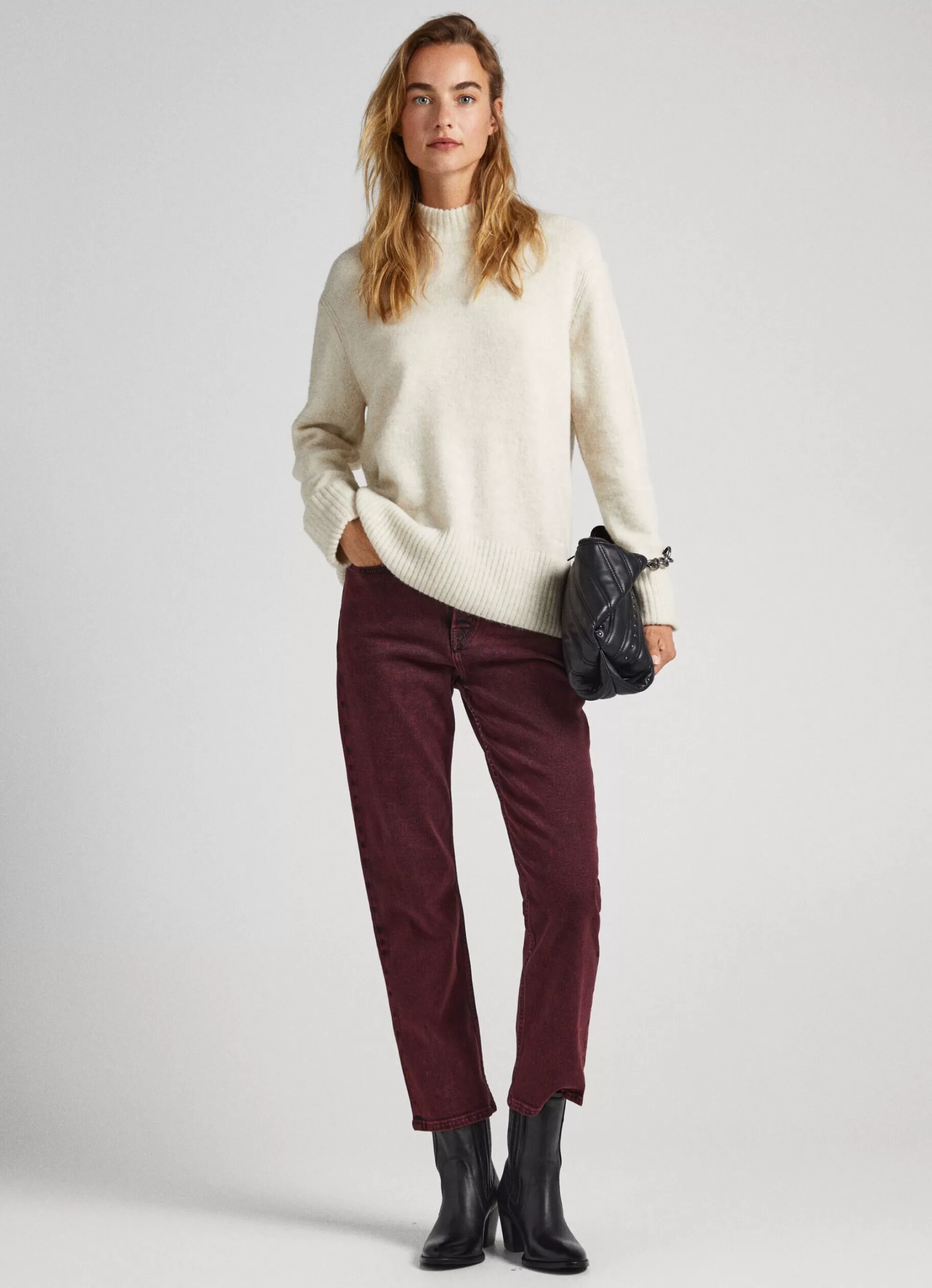 Mulher Pepe Jeans Malhas>Camisola Decote Perkins