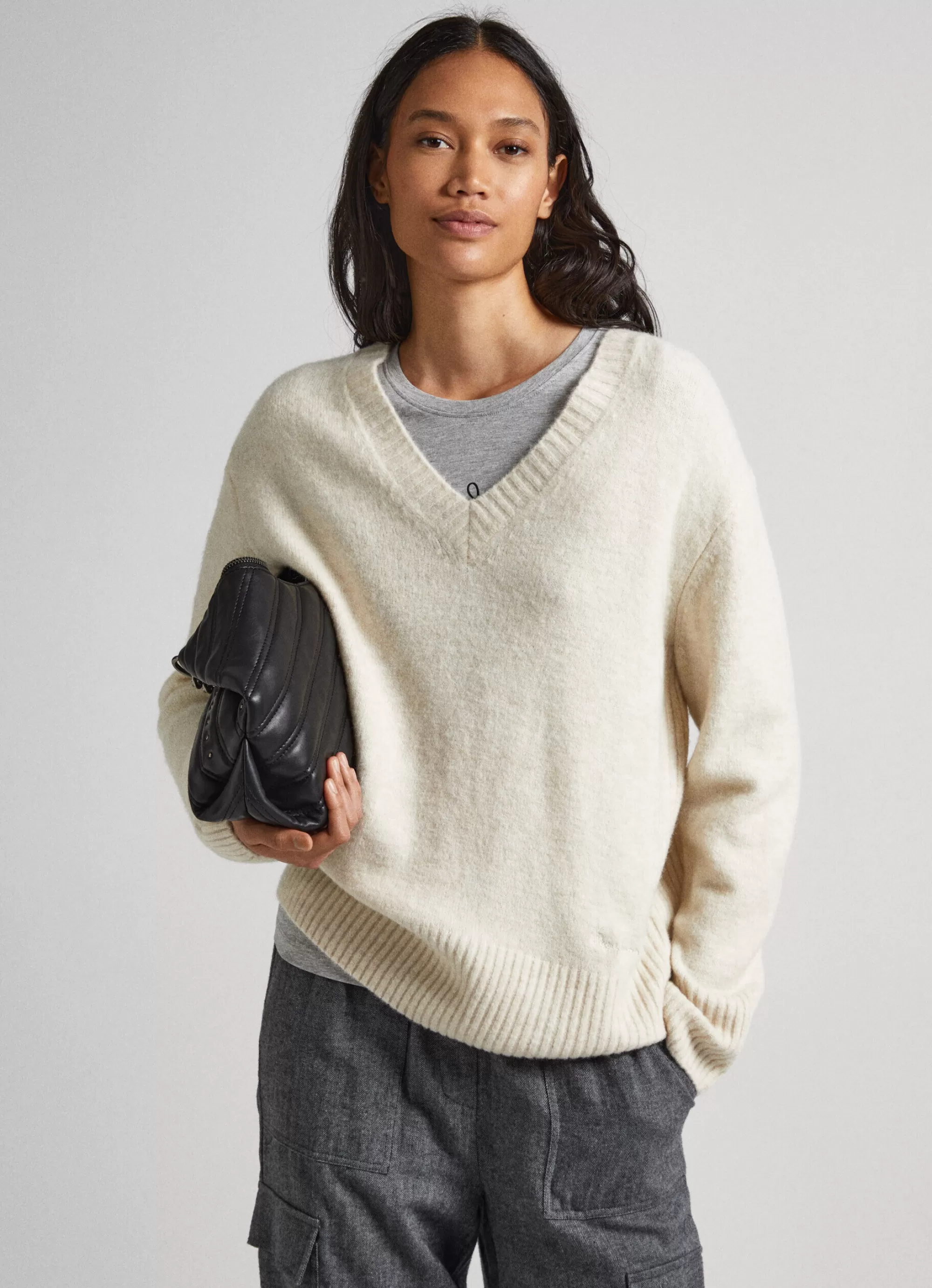 Mulher Pepe Jeans Malhas>Camisola Decote V