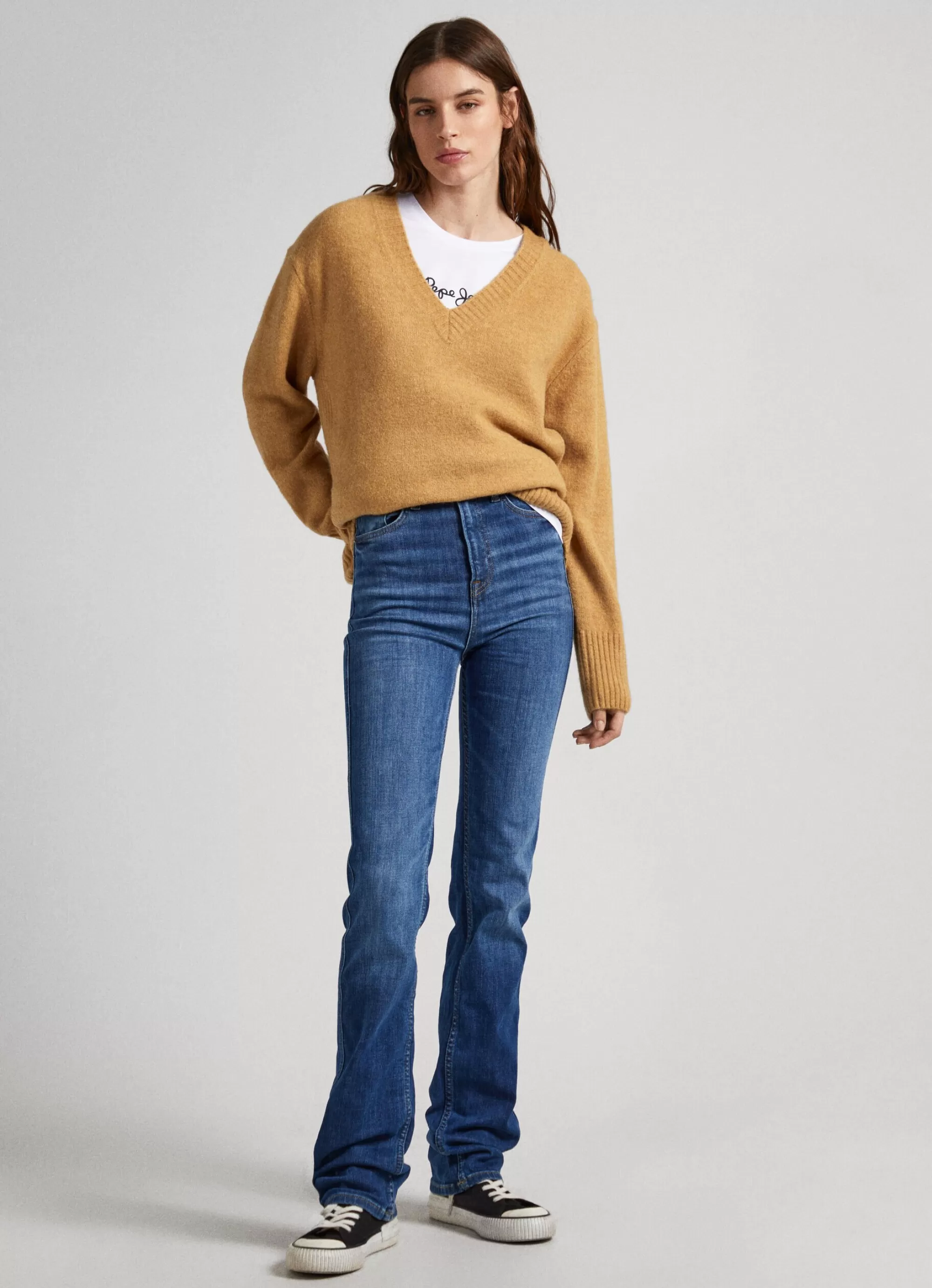 Mulher Pepe Jeans Malhas>Camisola Decote V