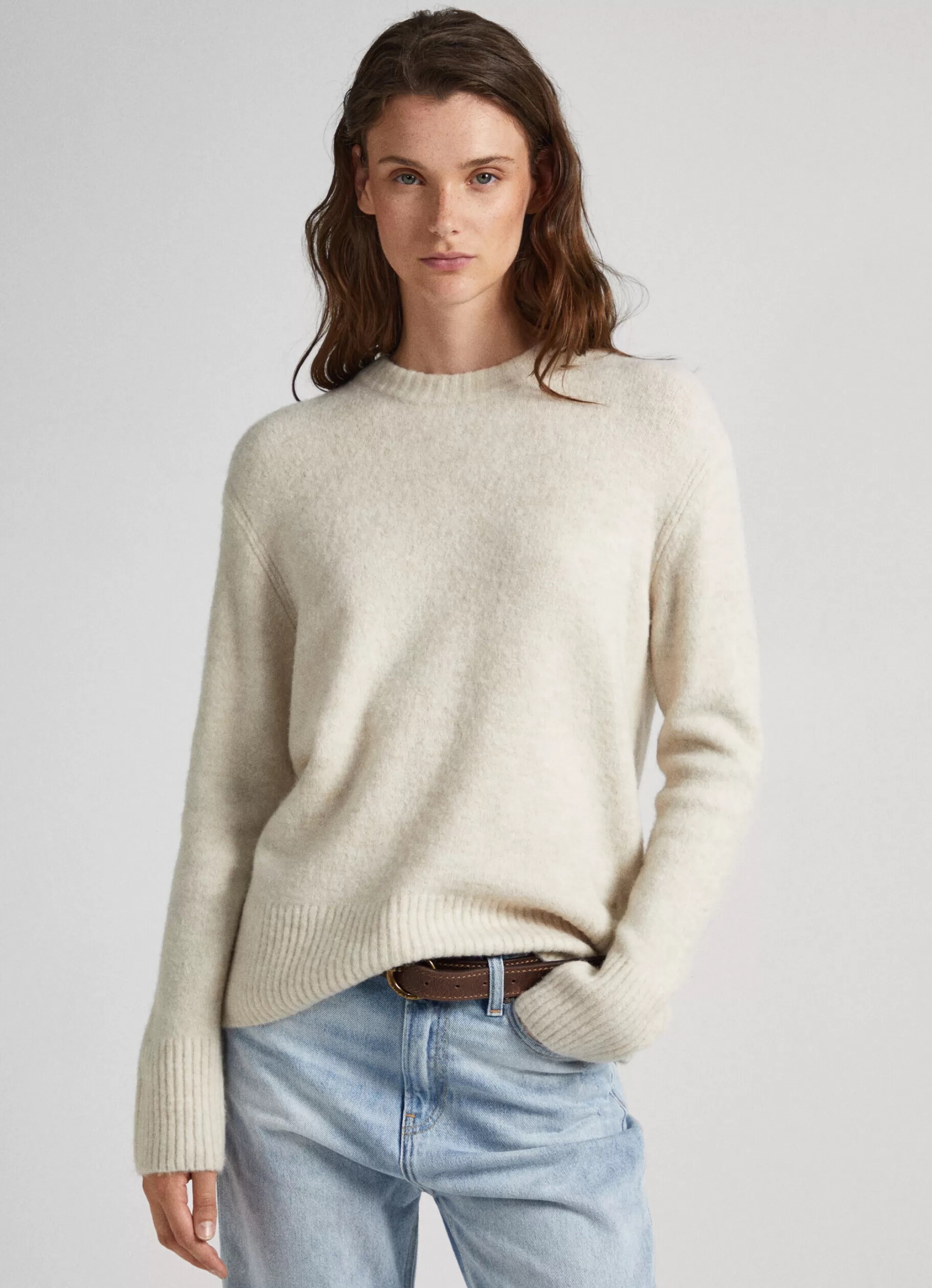 Mulher Pepe Jeans Malhas E Cardigans>Camisola Gola Redonda