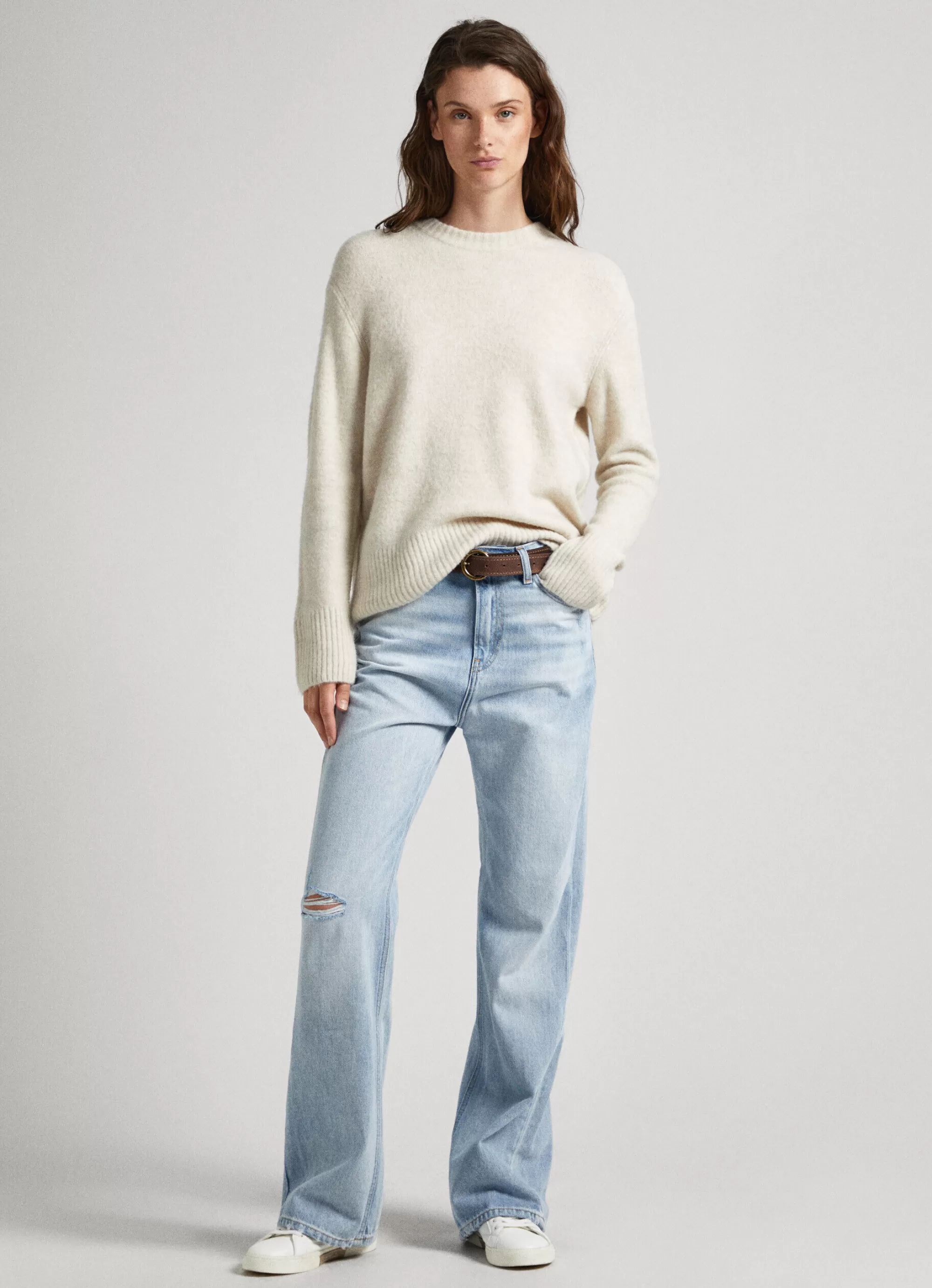 Mulher Pepe Jeans Malhas E Cardigans>Camisola Gola Redonda