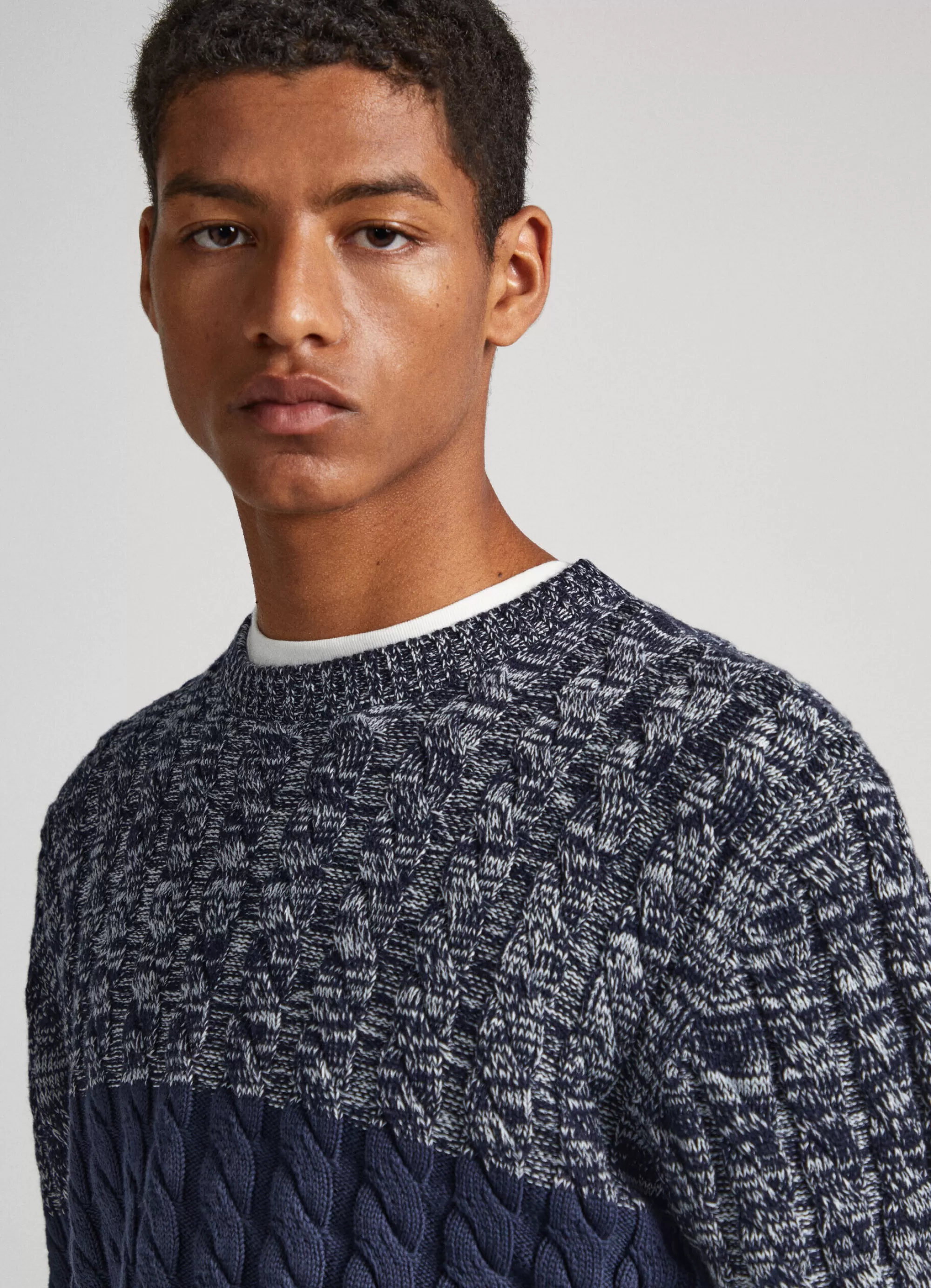 Homem Pepe Jeans Malhas>Camisola Malha Trancada Color Block