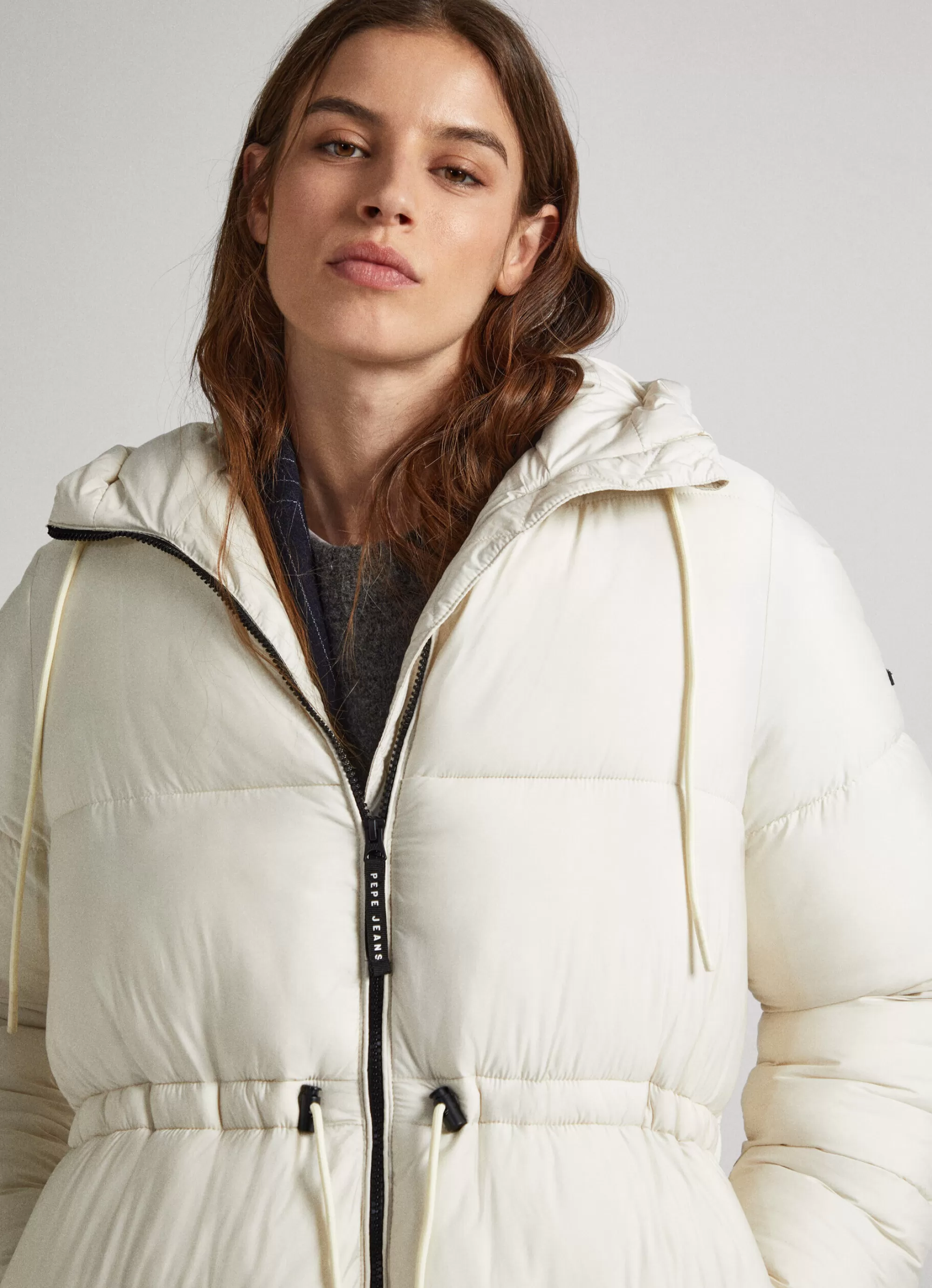Mulher Pepe Jeans Casaco E Jaquetas>Casaco Acolchoado Com Capuz