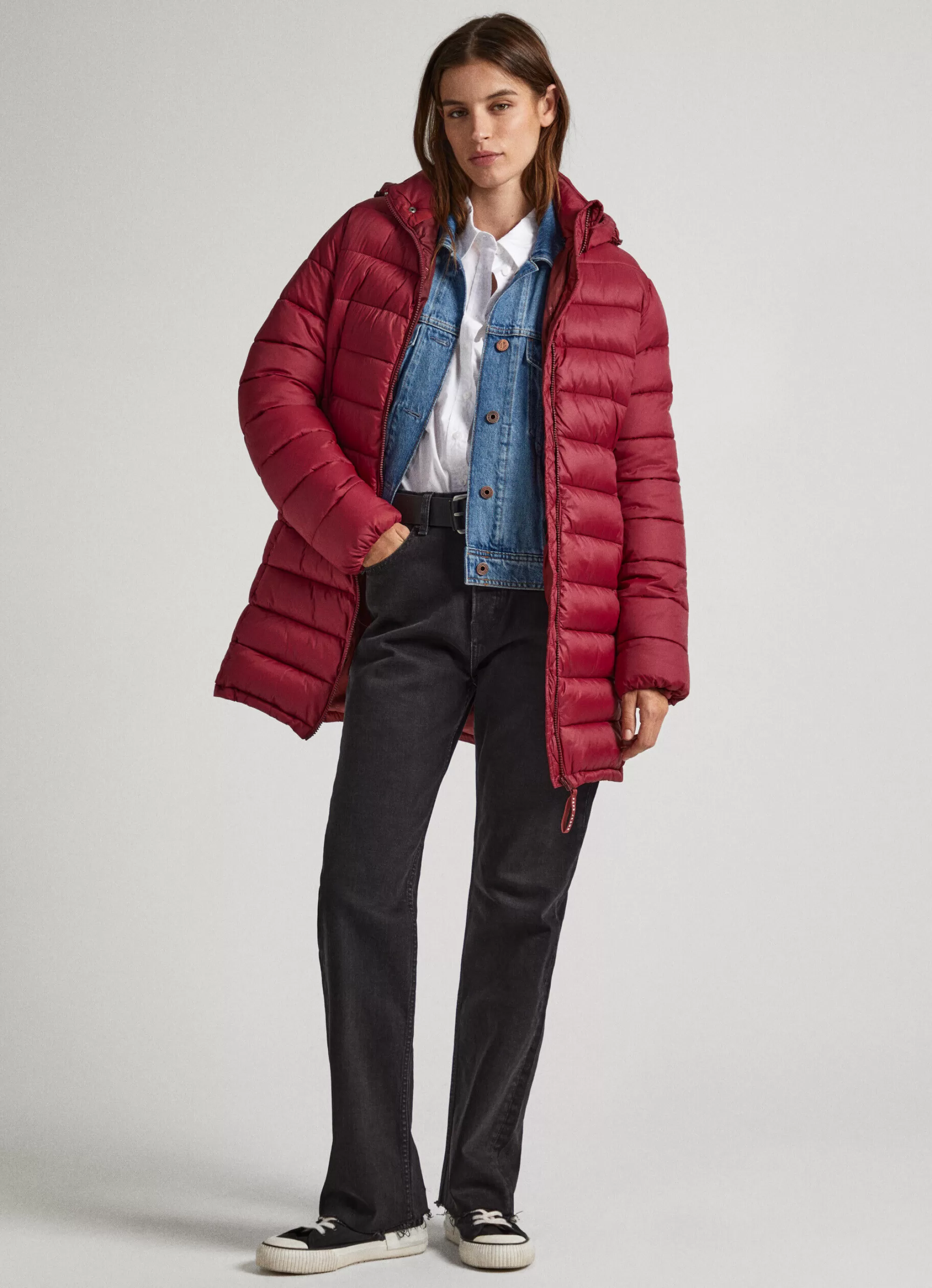 Mulher Pepe Jeans Casaco E Jaquetas>Casaco Acolchoado Nylon
