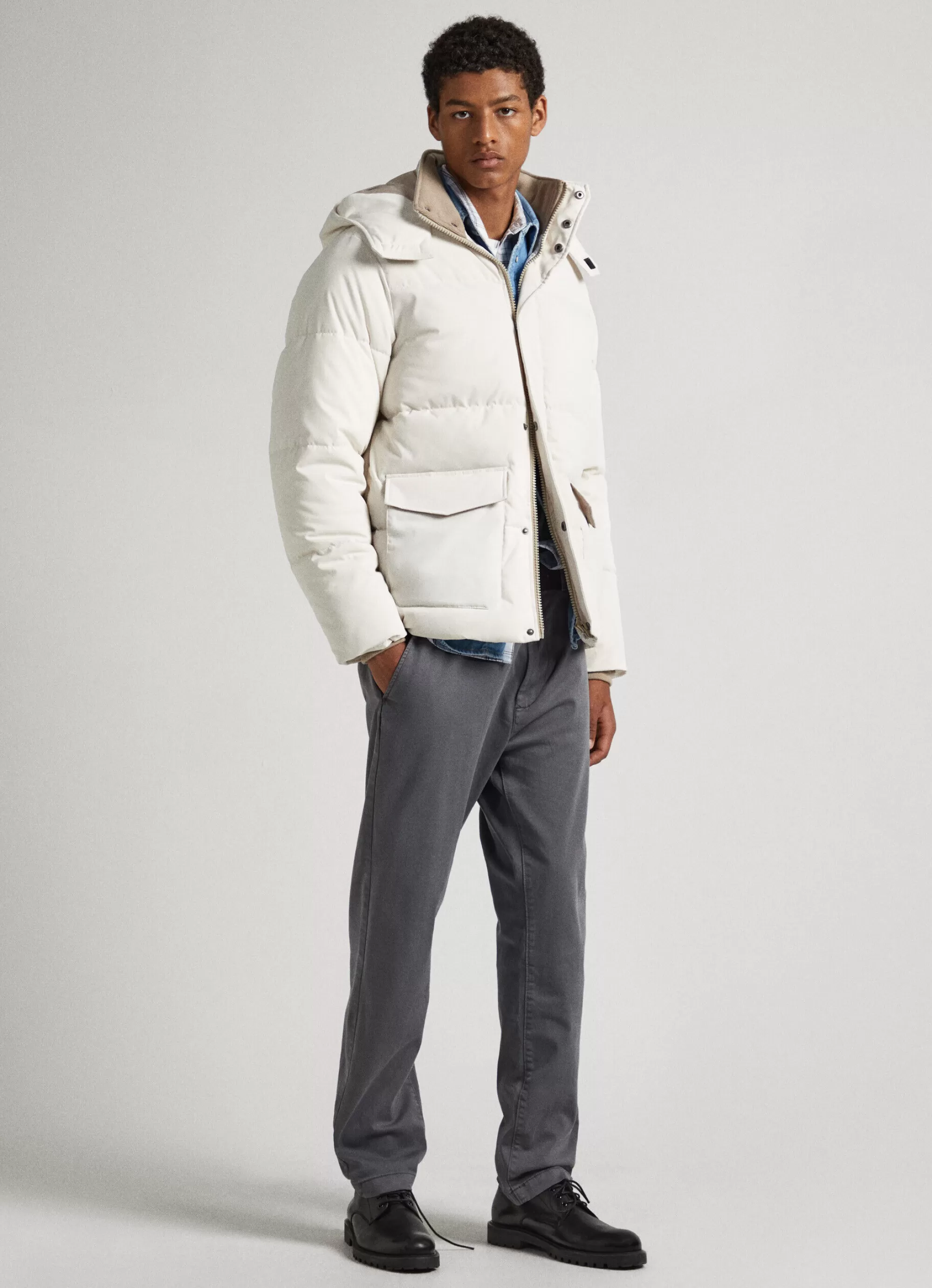Homem Pepe Jeans Casaco E Jaquetas>Casaco Acolchoado Sarja