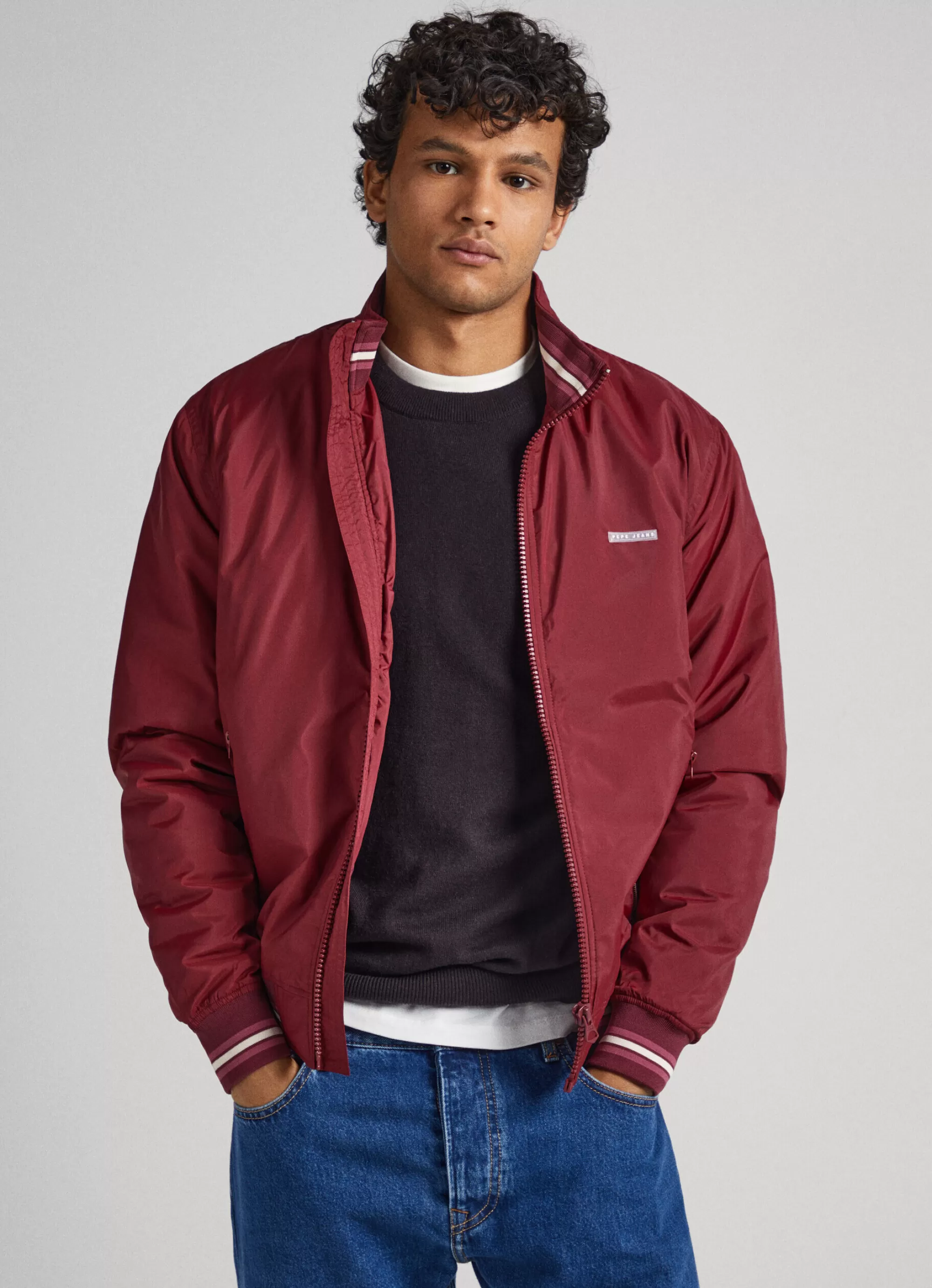 Homem Pepe Jeans Casaco E Jaquetas>Casaco Bomber Tecido Reciclado