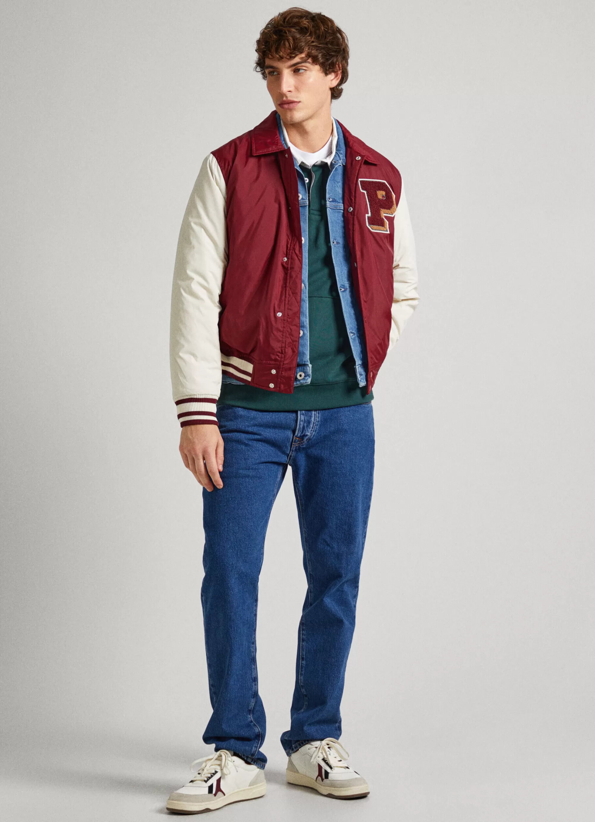 Homem Pepe Jeans Casaco E Jaquetas>Casaco Bomber Universitario