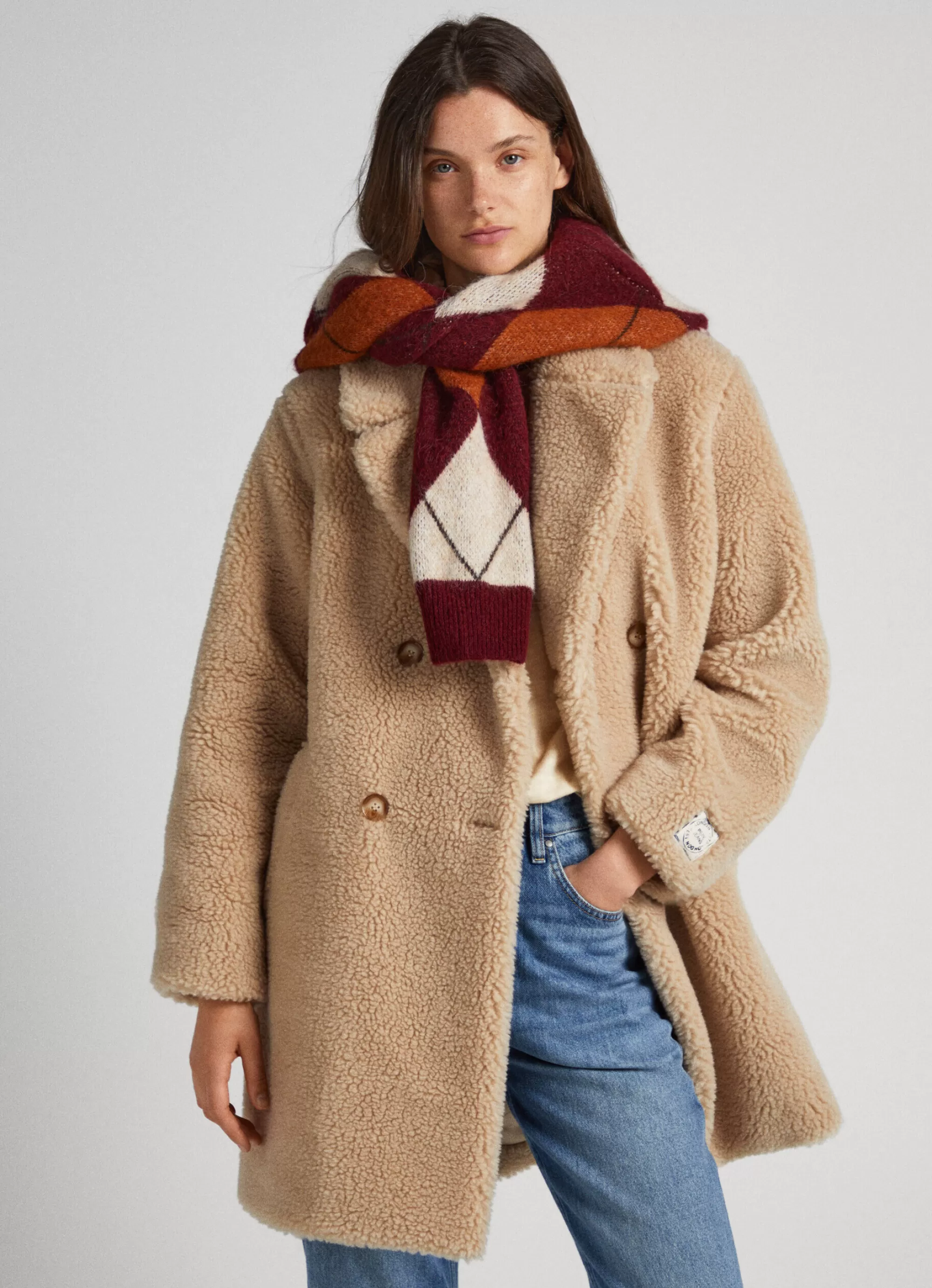 Mulher Pepe Jeans Casaco E Jaquetas>Casaco Borrego