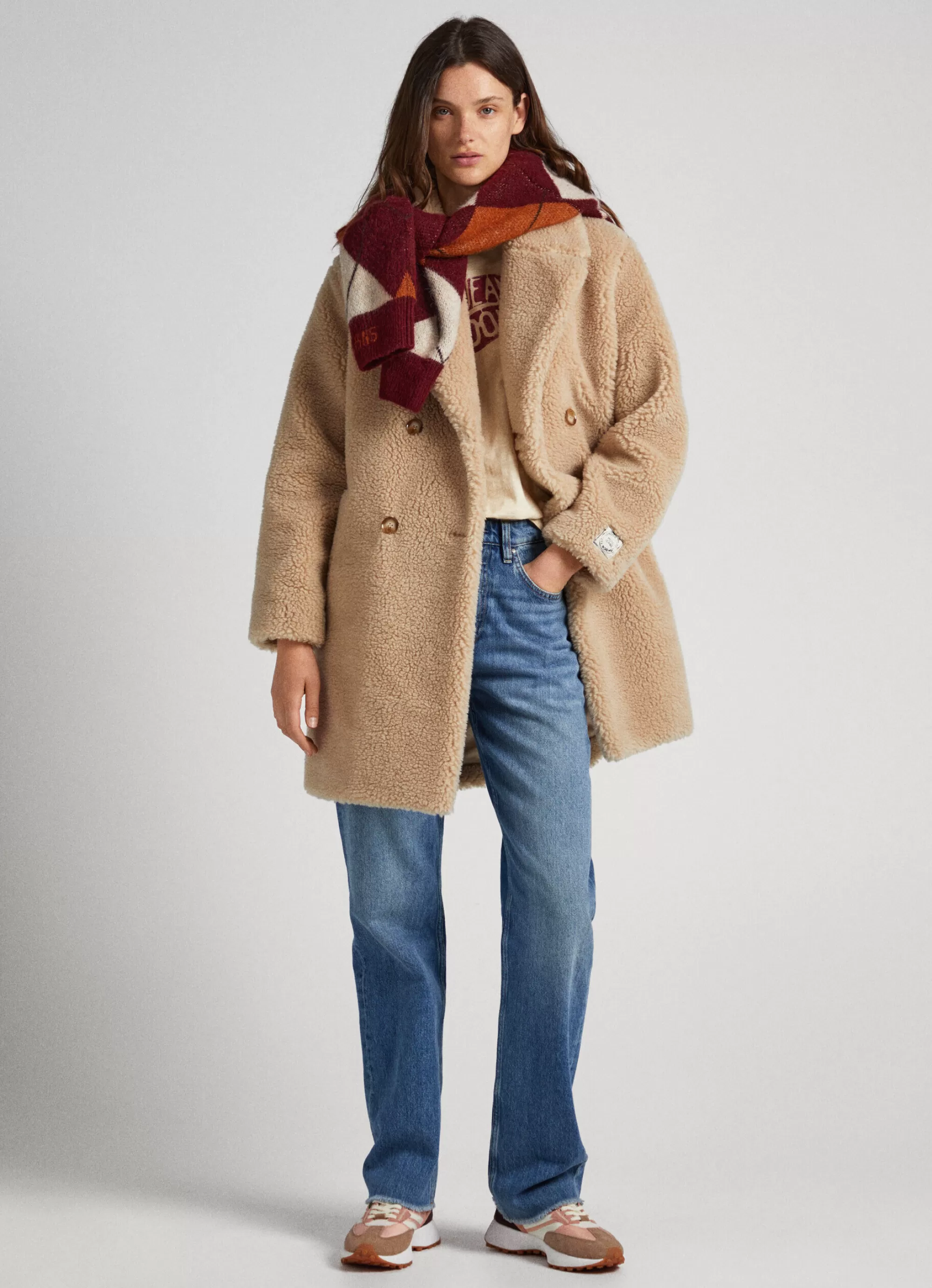 Mulher Pepe Jeans Casaco E Jaquetas>Casaco Borrego