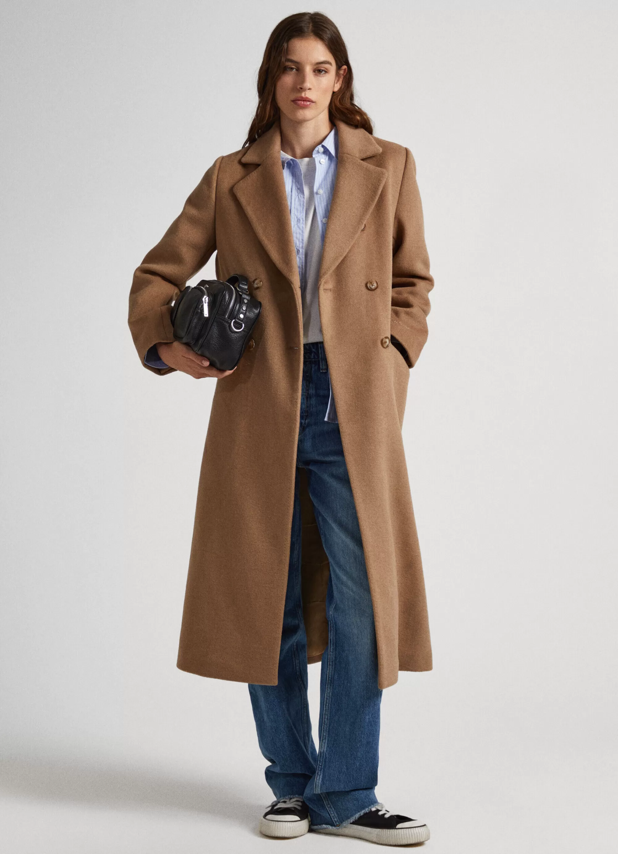 Mulher Pepe Jeans Casaco E Jaquetas>Casaco Comprido De La