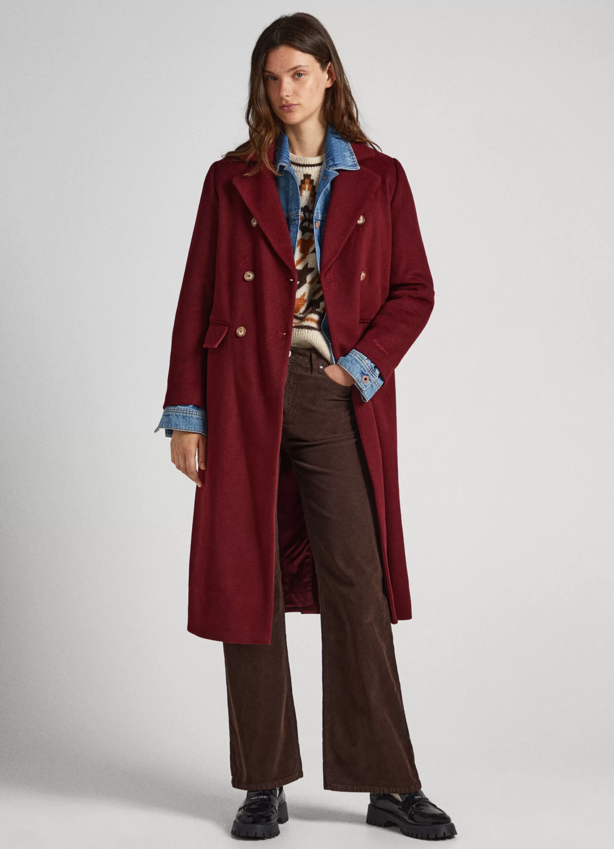 Mulher Pepe Jeans Casaco E Jaquetas>Casaco Comprido De La