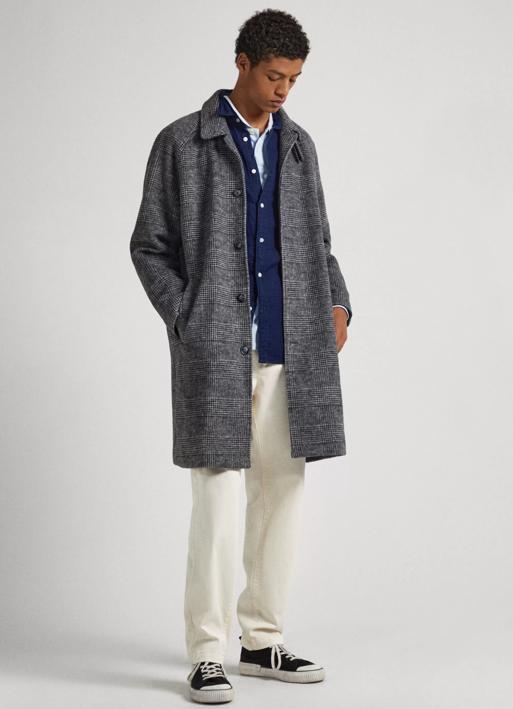 Homem Pepe Jeans Casaco E Jaquetas>Casaco De La Principe De Gales