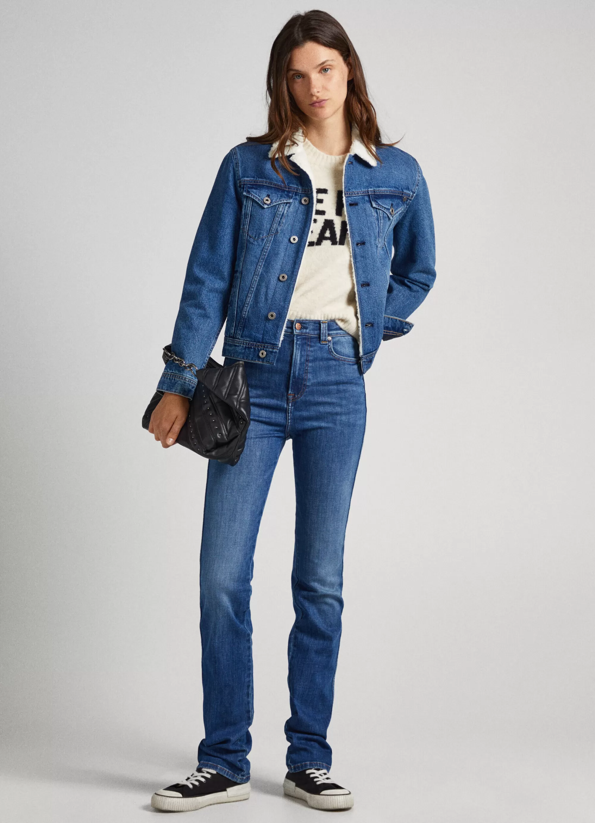 Mulher Pepe Jeans Casaco E Jaquetas>Casaco Forro De Borrego