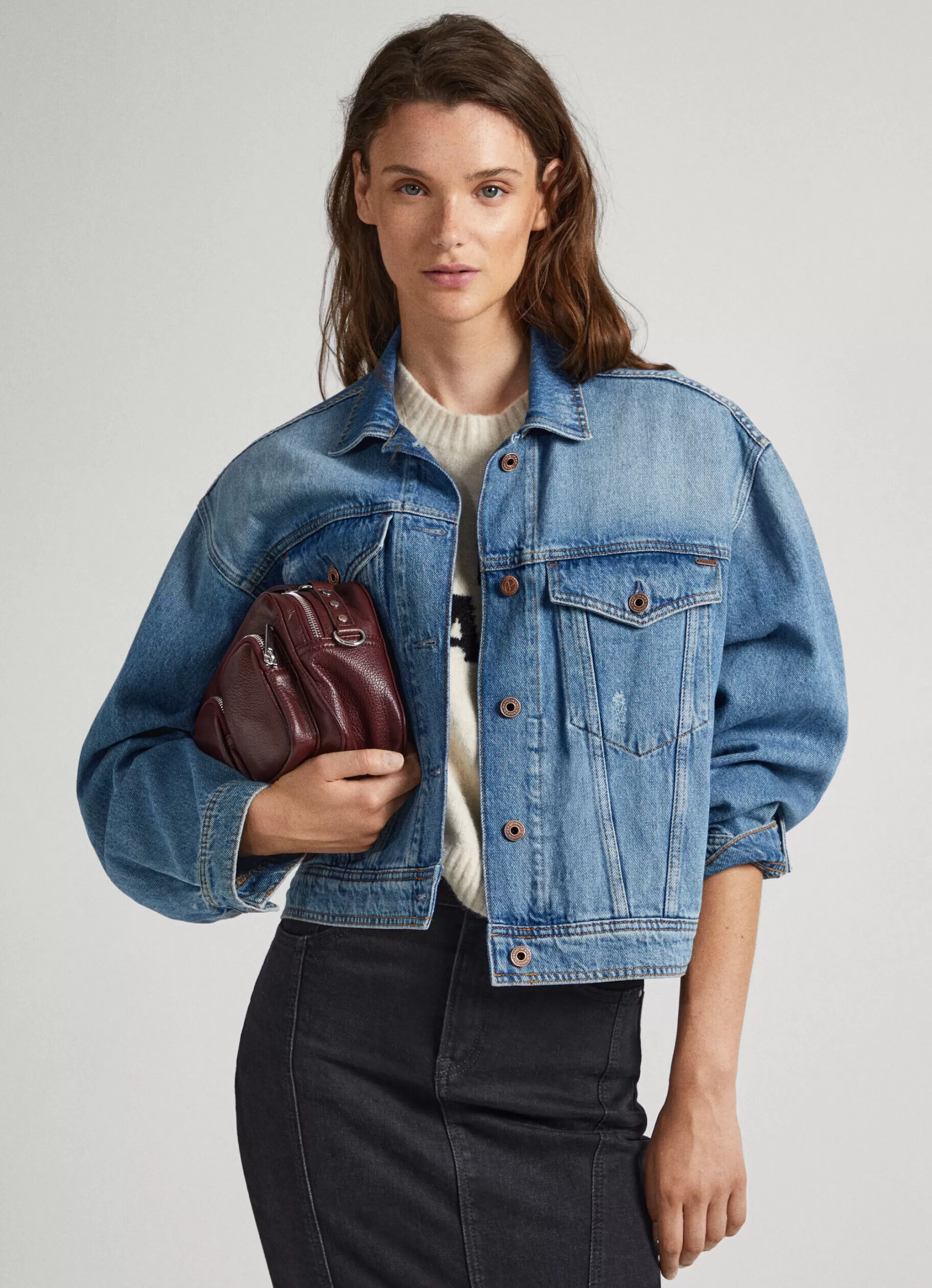 Mulher Pepe Jeans Casaco E Jaquetas>Casaco Oversized